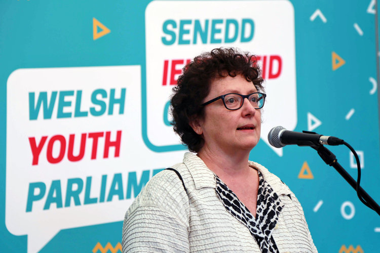 The Presiding Officer, Elin Jones AM who will chair the first Youth Parliament meeting next month.