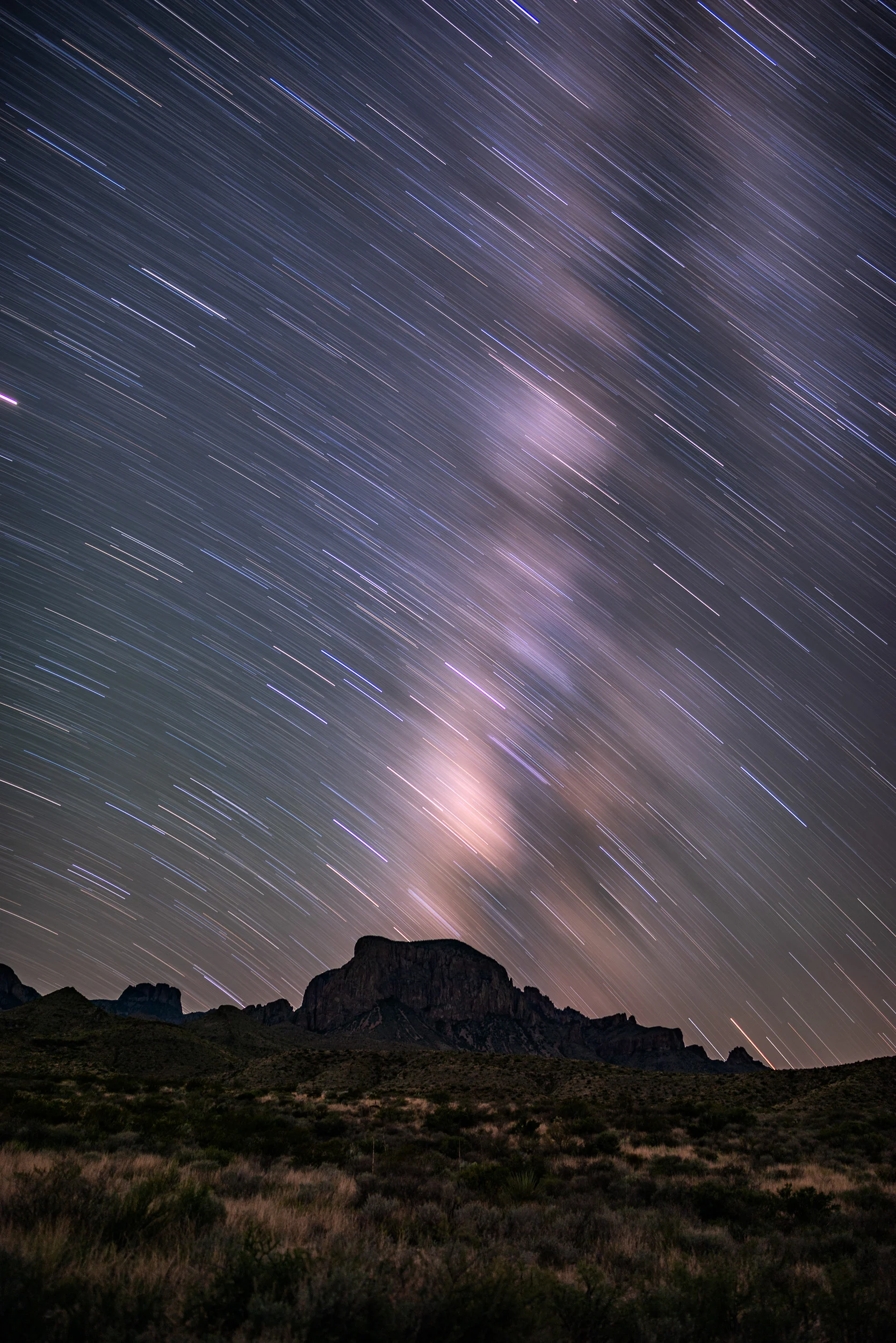 Star Trails above Big Bend