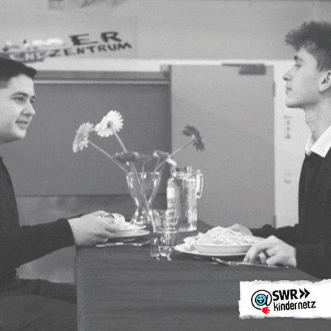 Black And White Eating GIF by SWR Kindernetz.gif