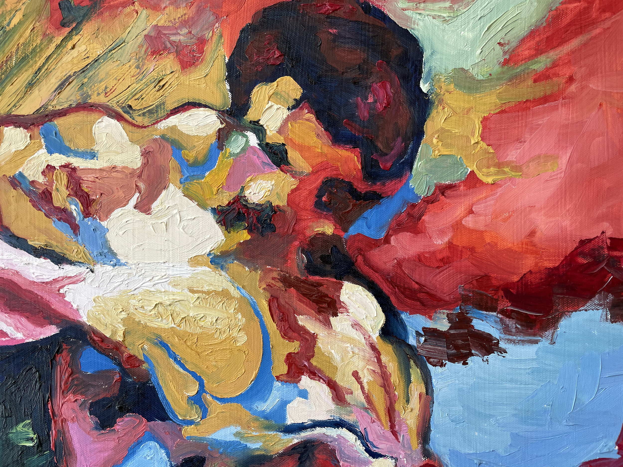 Rocky vs Apollo (detail)