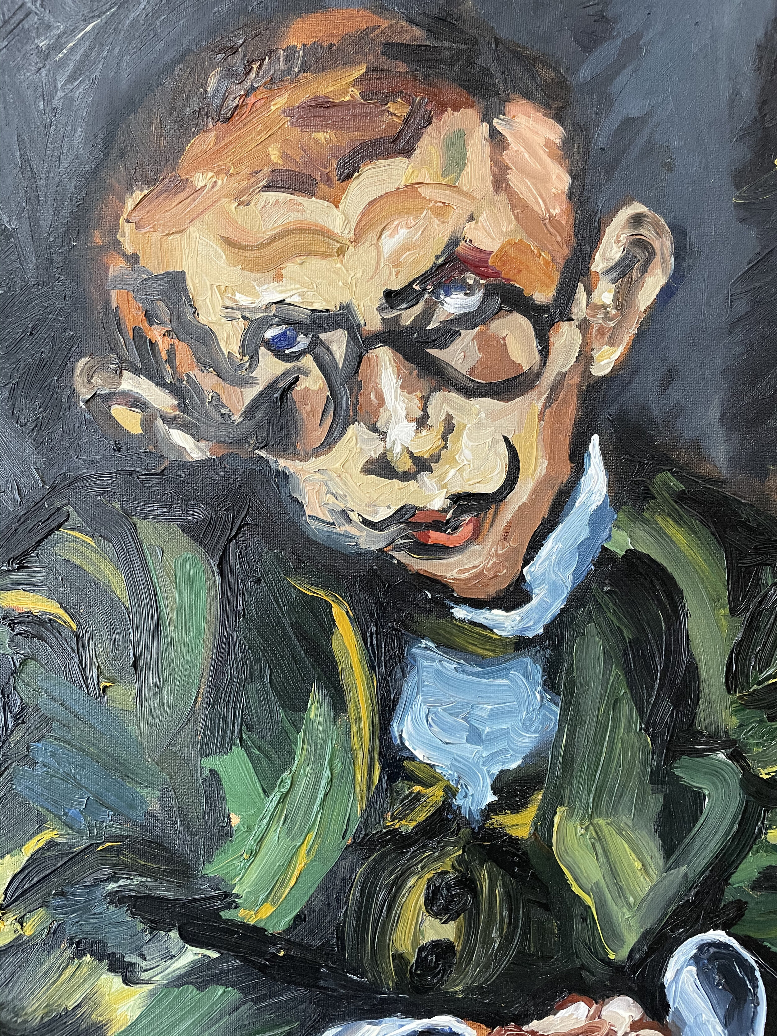 Portrait of Max Herrmann-Neisse (detail)
