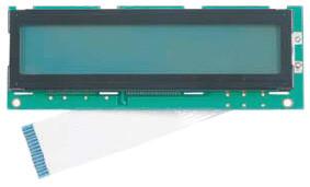 The module has a green circuit board with a white ribbon cable.