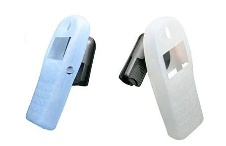 Select either a blue or white silicone case for your Nortel brand 6120 cordless phone.