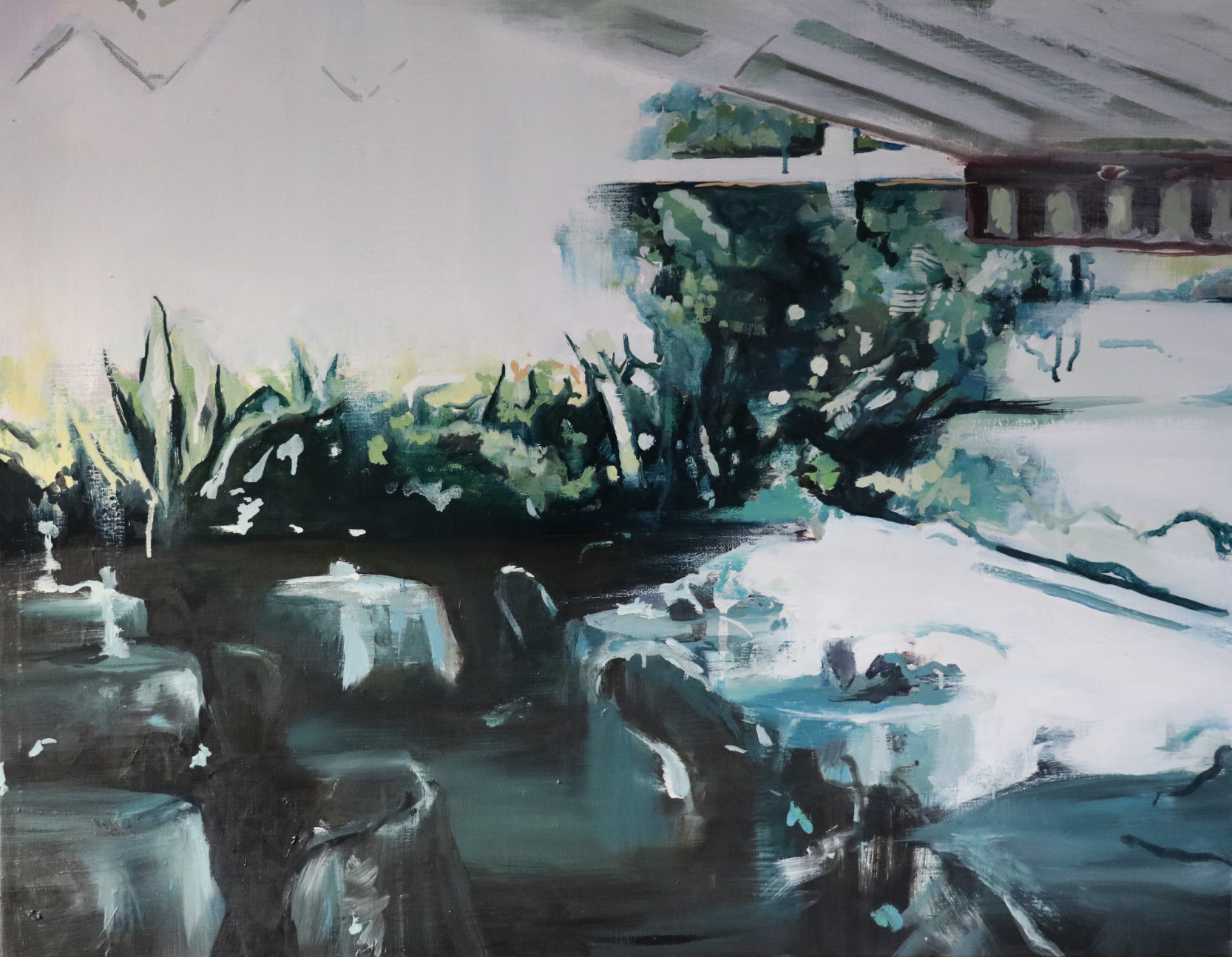 C.B. oil on linen, 90×70 cm, 10/2016,