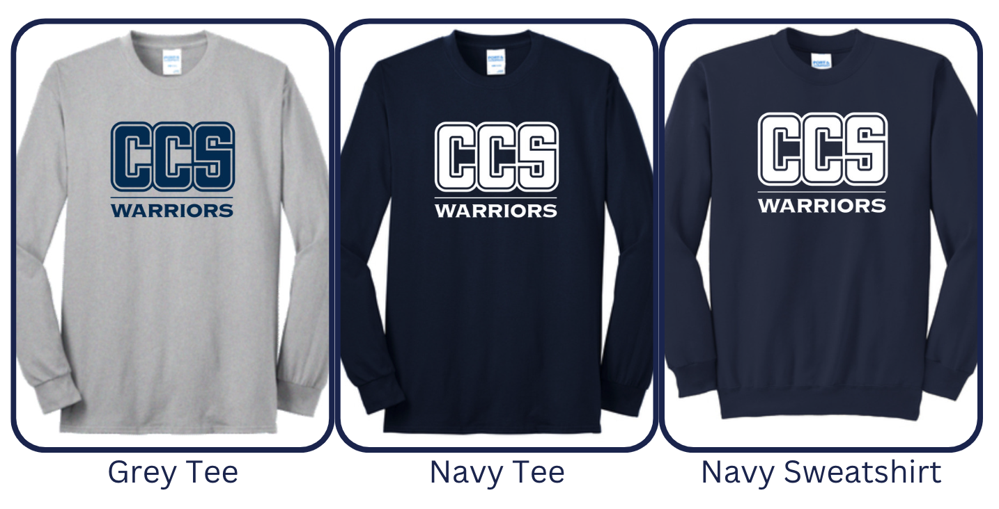 CCS Block Tshirt and Sweatshirt