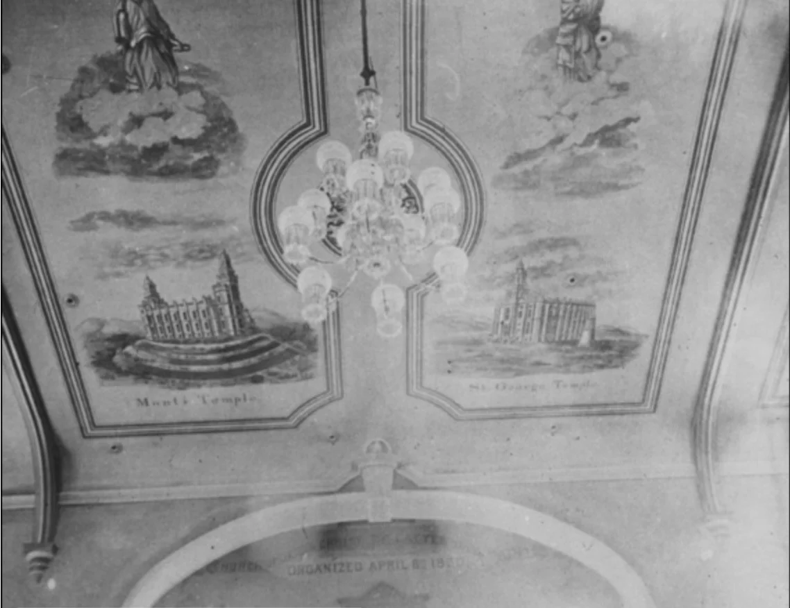 Detail of the Salt Lake Assembly Hall Ceiling