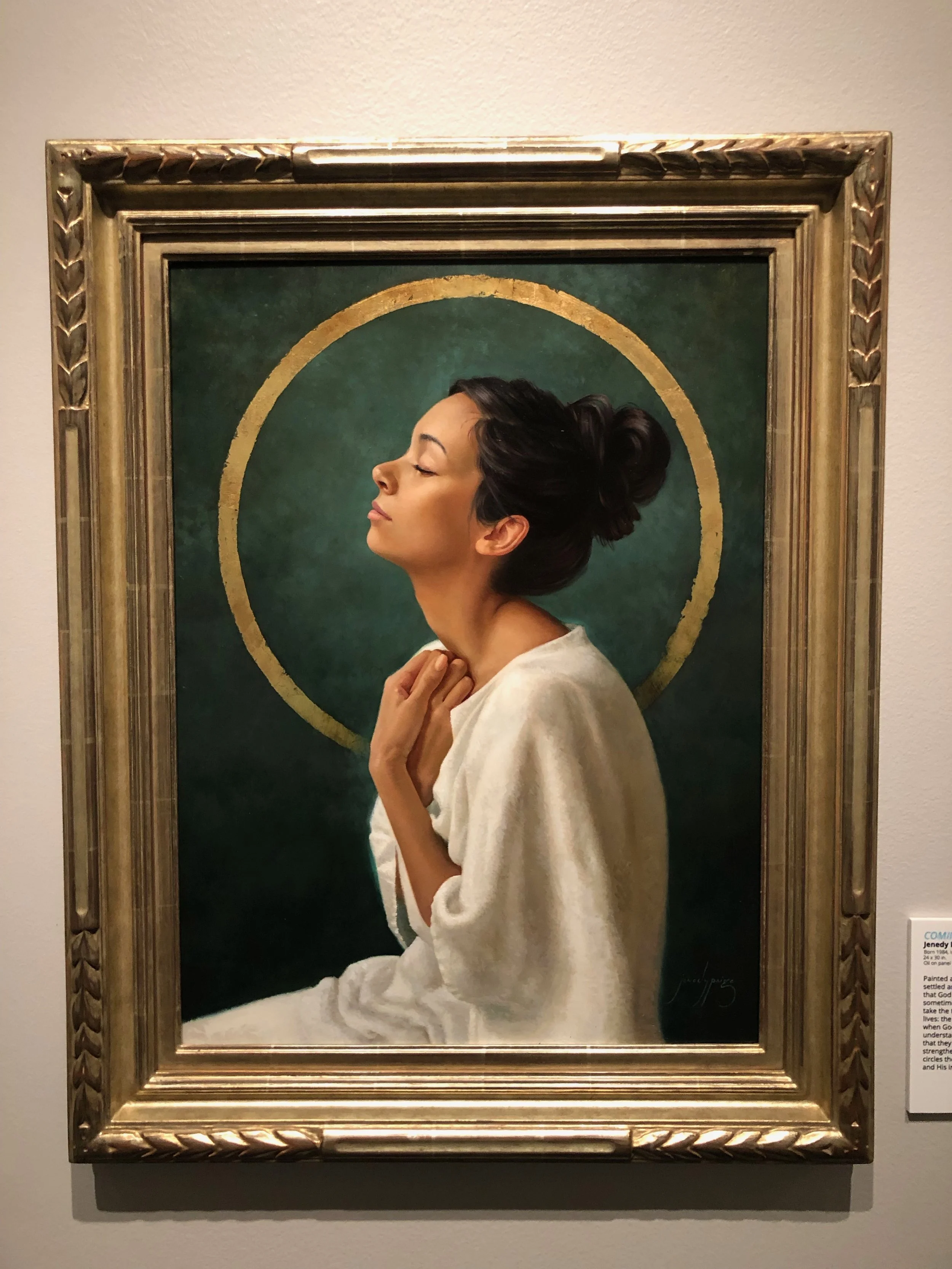 Coming Full Circle by Jenedy Paige. Oil on panel.