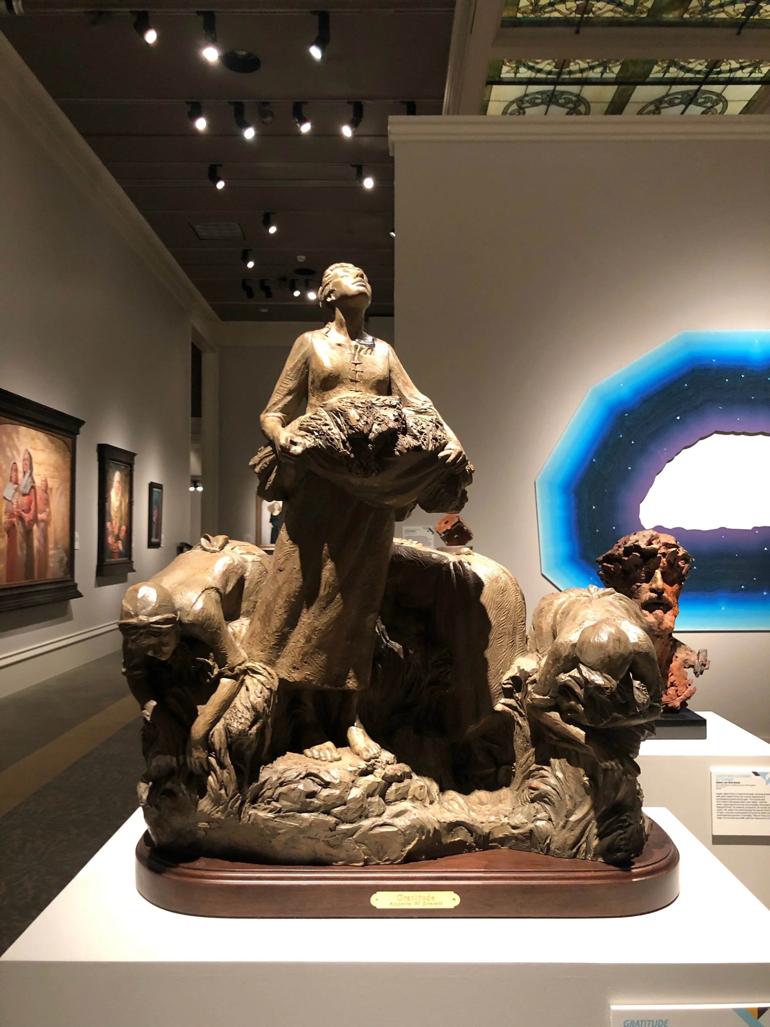 Gratitude by Annette Everett. Bronze.