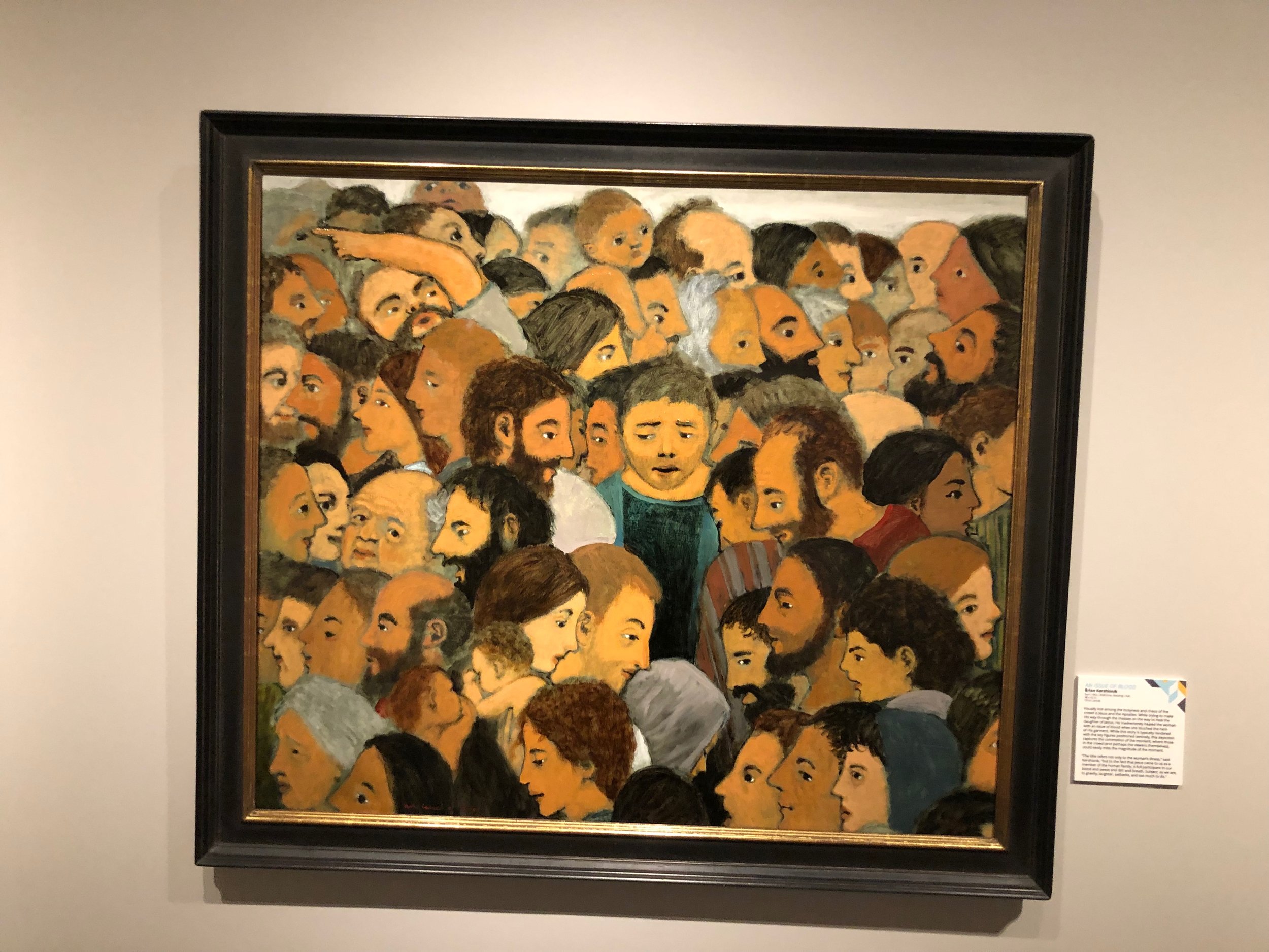 An Issue of Blood by Brian Kershisnik. Oil on canvas.