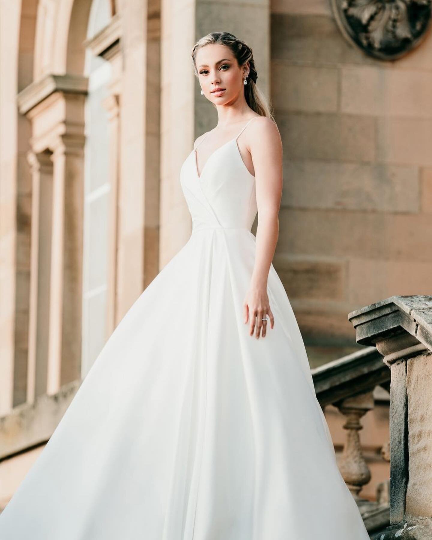 We try not to play favorites with gowns...but how could we not?! 😍😩 It was love at first sight with this new ballgown beauty! @allurebridals 
&bull;
&bull;
&bull;
#ido #engaged #bridetobe #allurebridals #gettingmarried #nebraskaweddings #weddingins