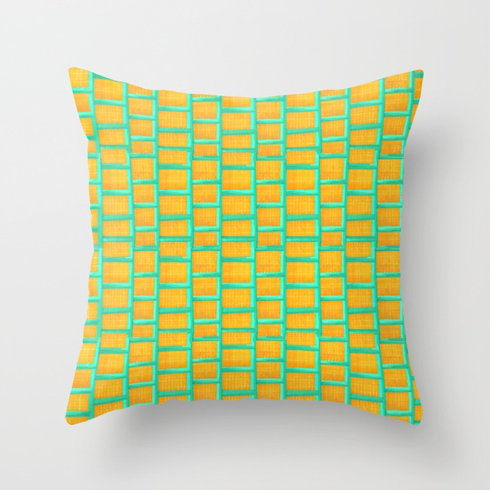 Grid Throw Pillow