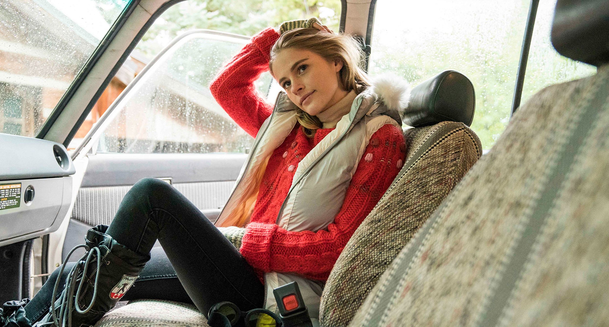 Photo of Girl in Front Seat of Car