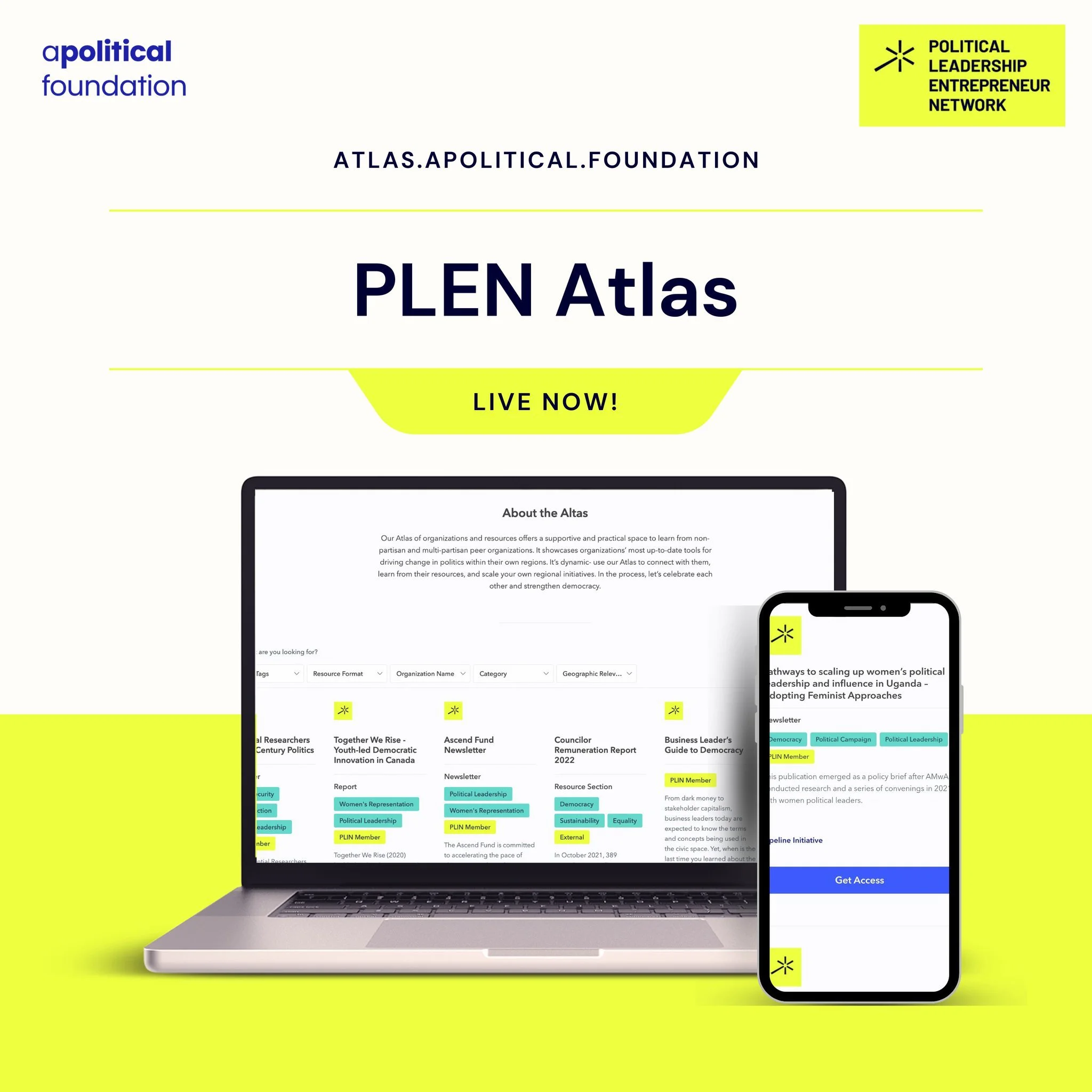 PoliticsNOW Featured in Apolitical Foundation's PLEN Atlas