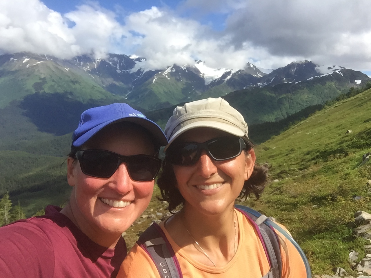Anne Hillman, right, with her wife Jeanette Alas, left.