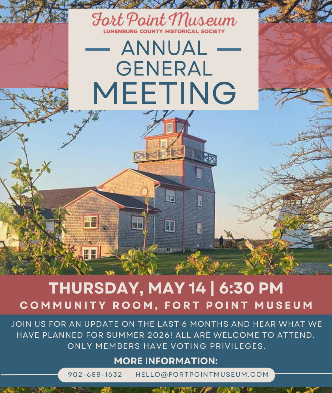 Lunenburg County Historical Society Annual General Meeting