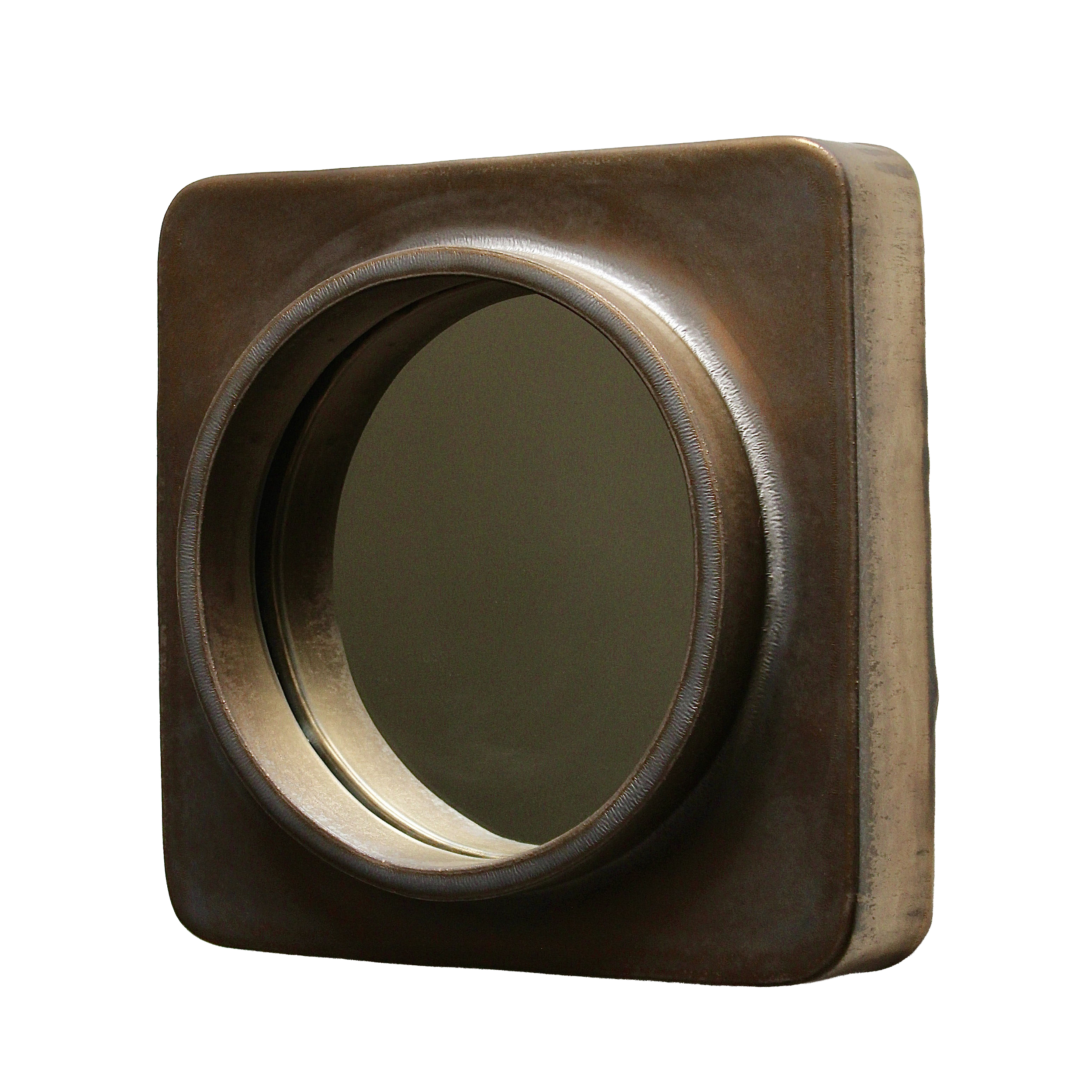 BRONZE PORTHOLE MIRROR