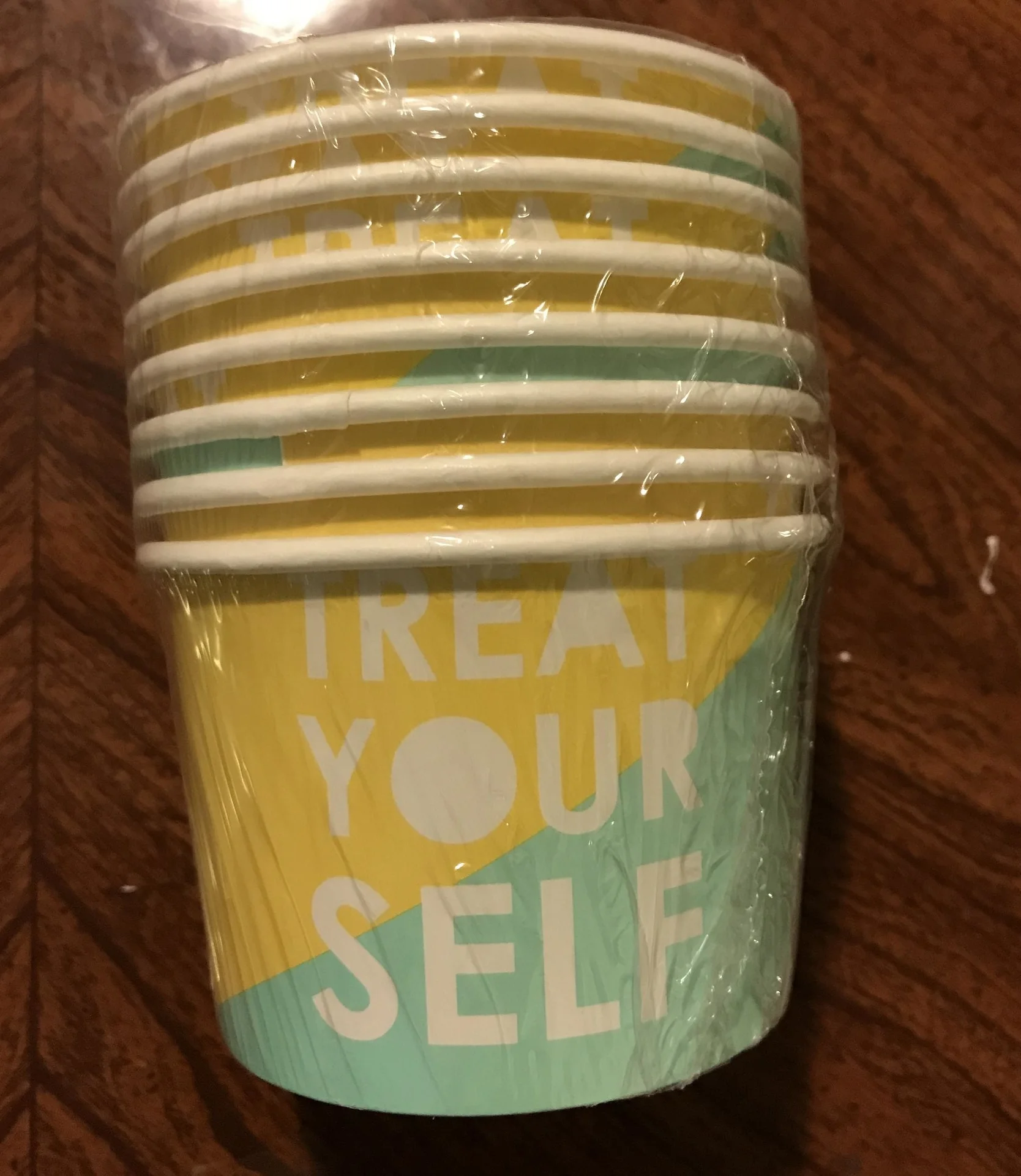 I realized later that I forgot to include these cute treat cups from the Spot's Playground at Target in my before picture!