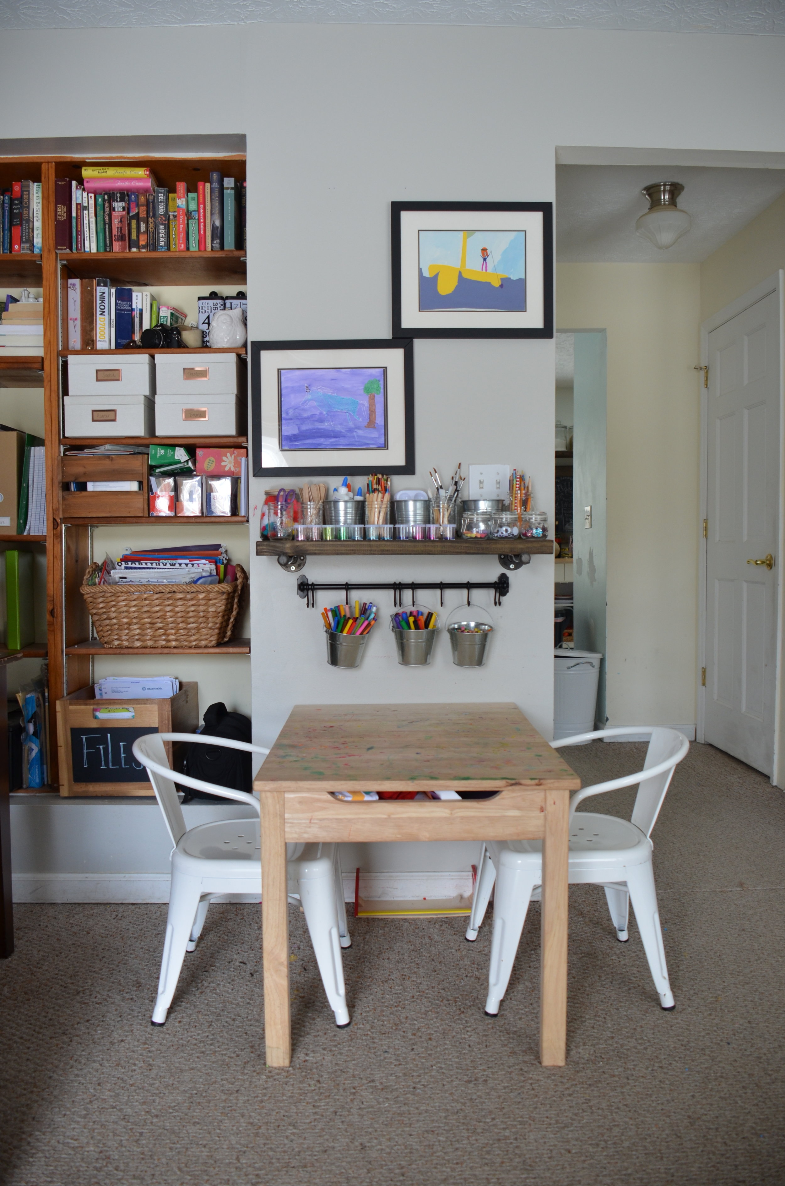 How To Set Up A Kids Art Homework Area In A Small Space
