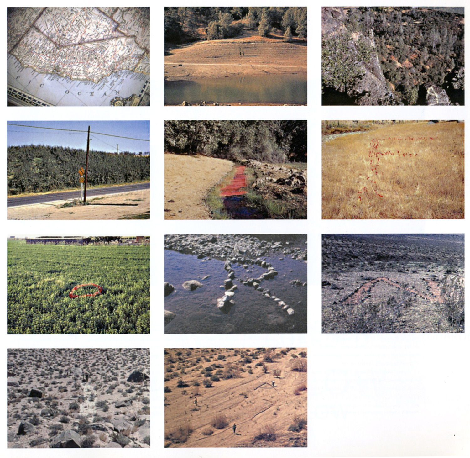 Baldessari, J. (1969) The California Map Project. Image source: http://karenmoss.art/topographies/