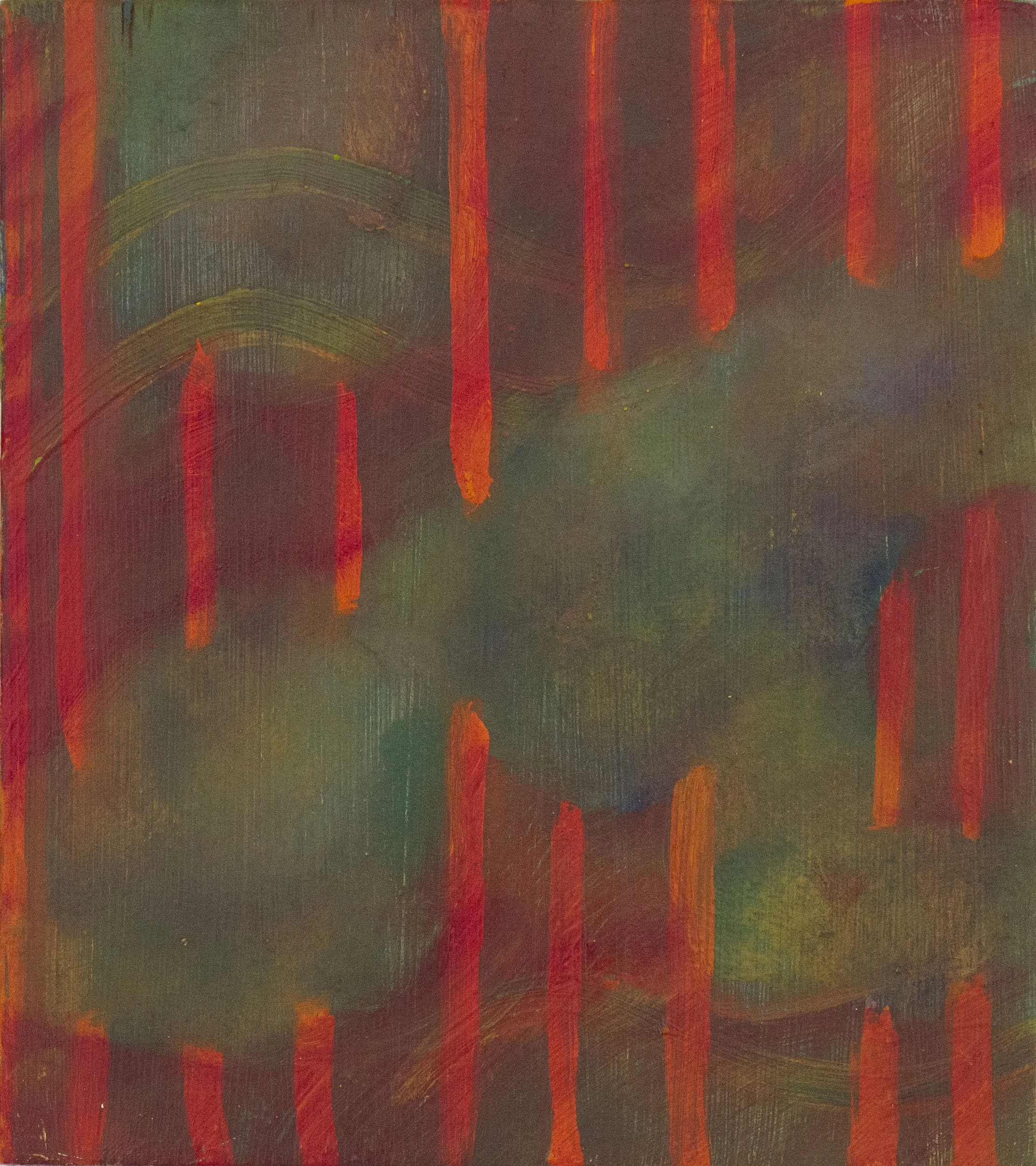 The Basin (2019) , Phoebe Ridgway, Oil on Board, 20 x 15cm, £150