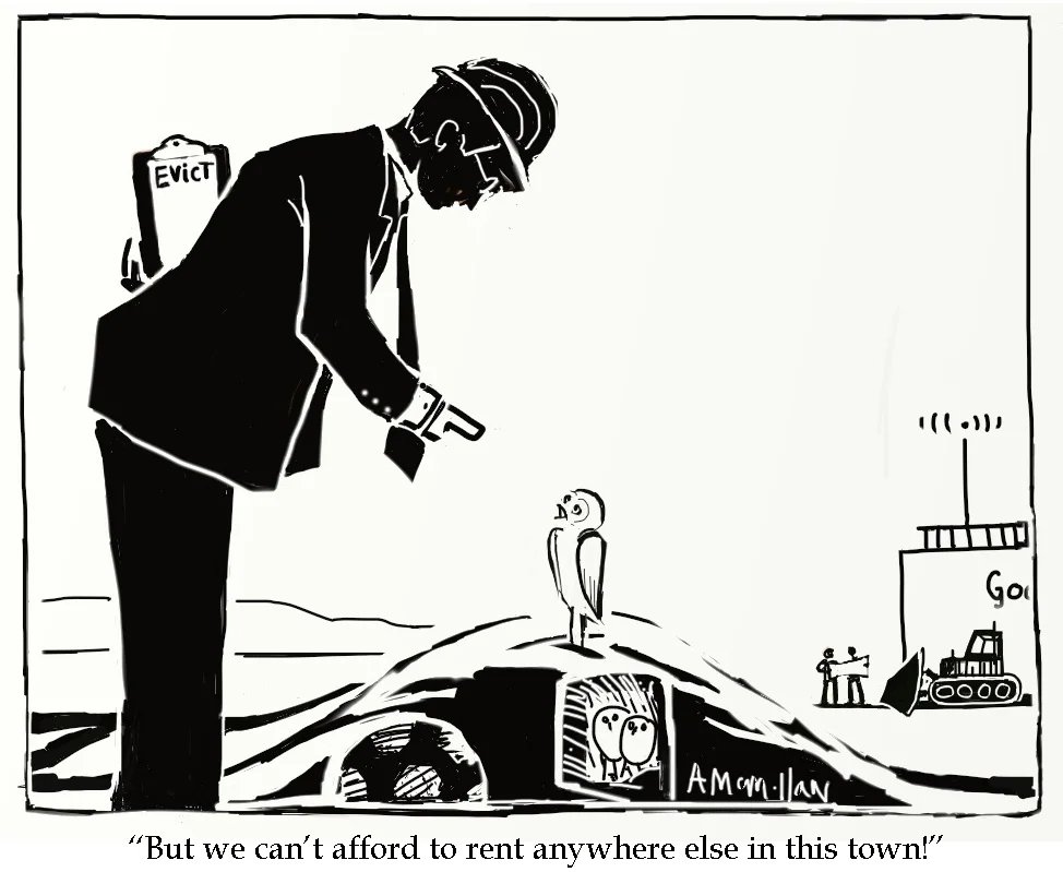 Political Cartoons: Drawing from imagination