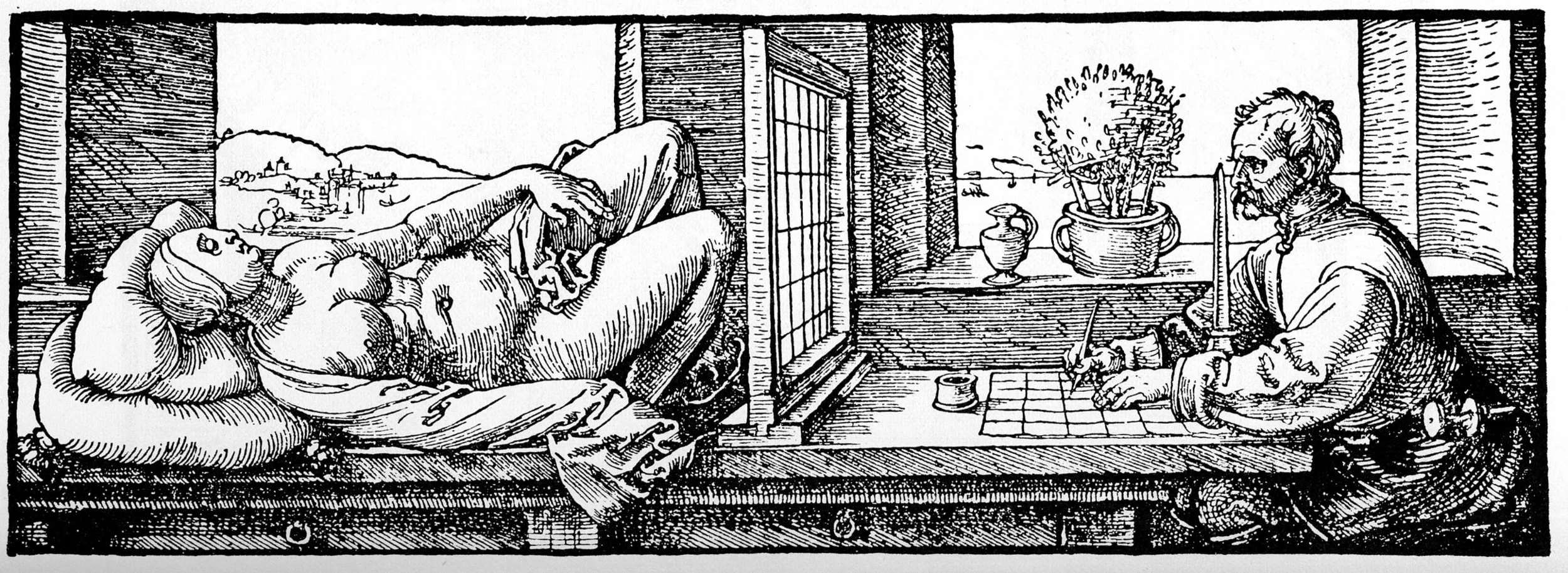 Drawing in Proportion with Durer's Window