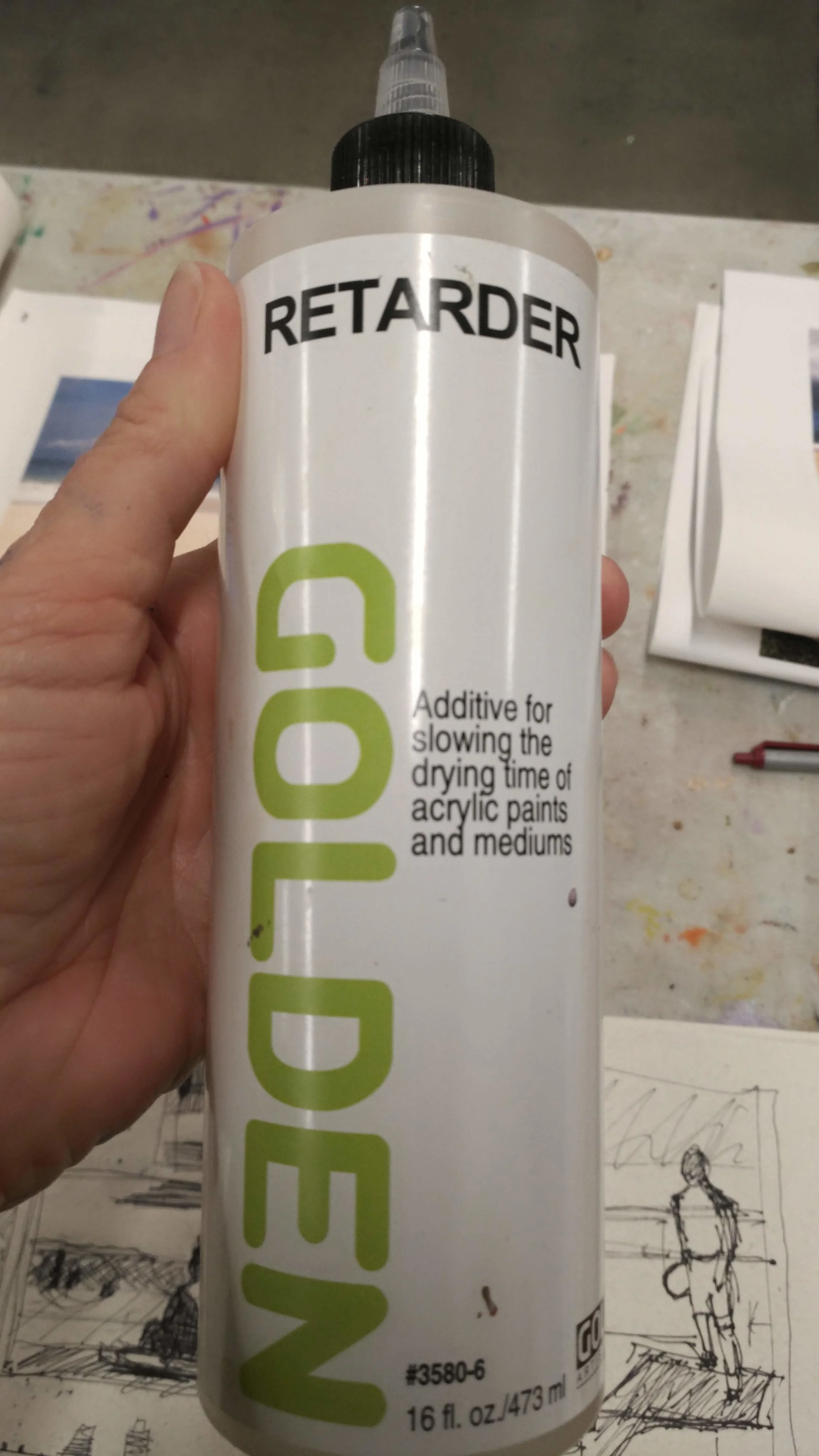 Acrylic Paint-- Managing drying times