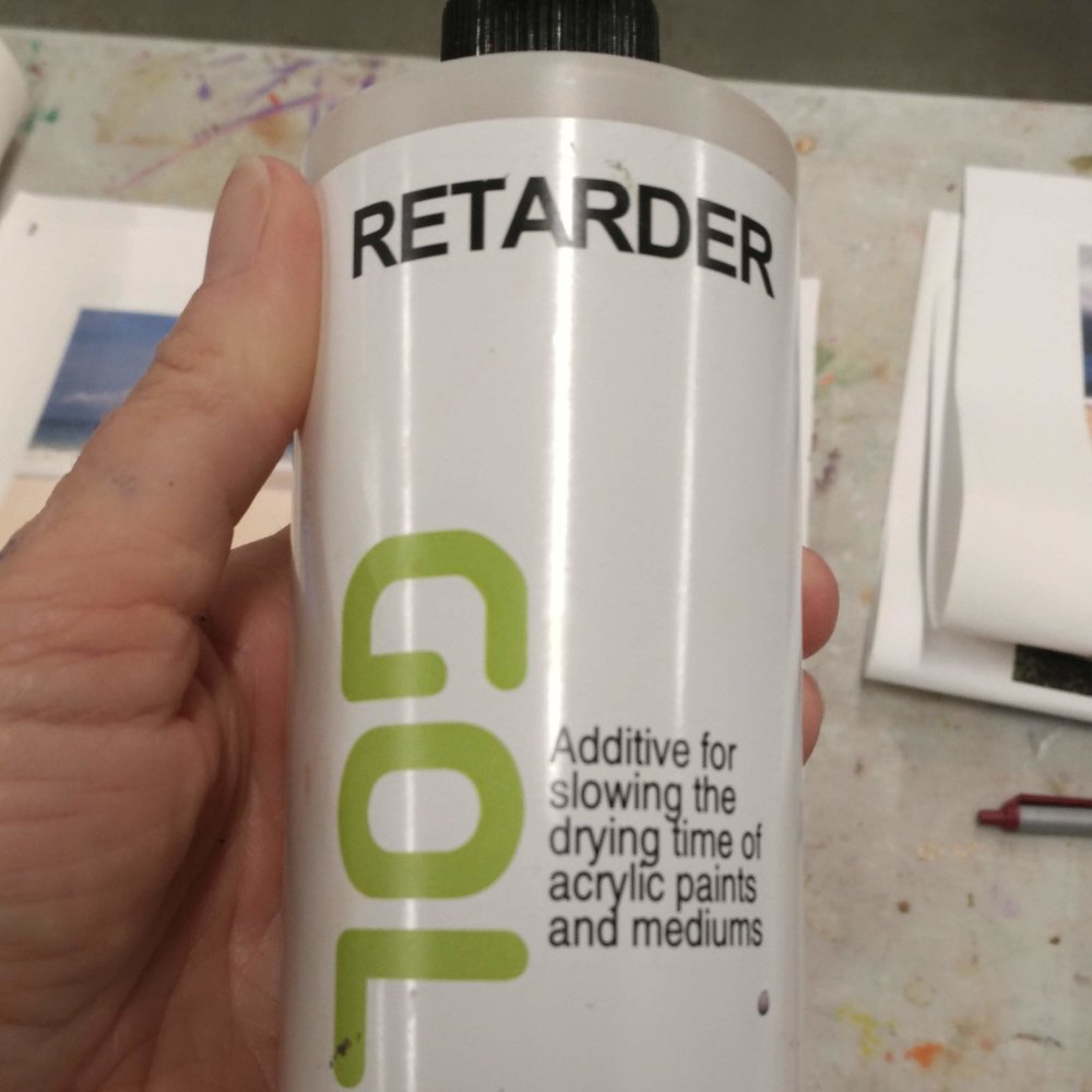 Golden Retarder acrylic