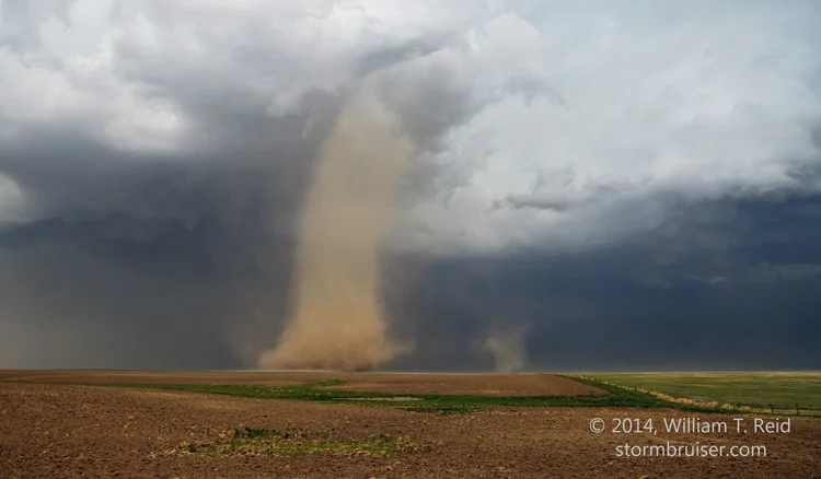 Tornadoes near Akron, Colorado