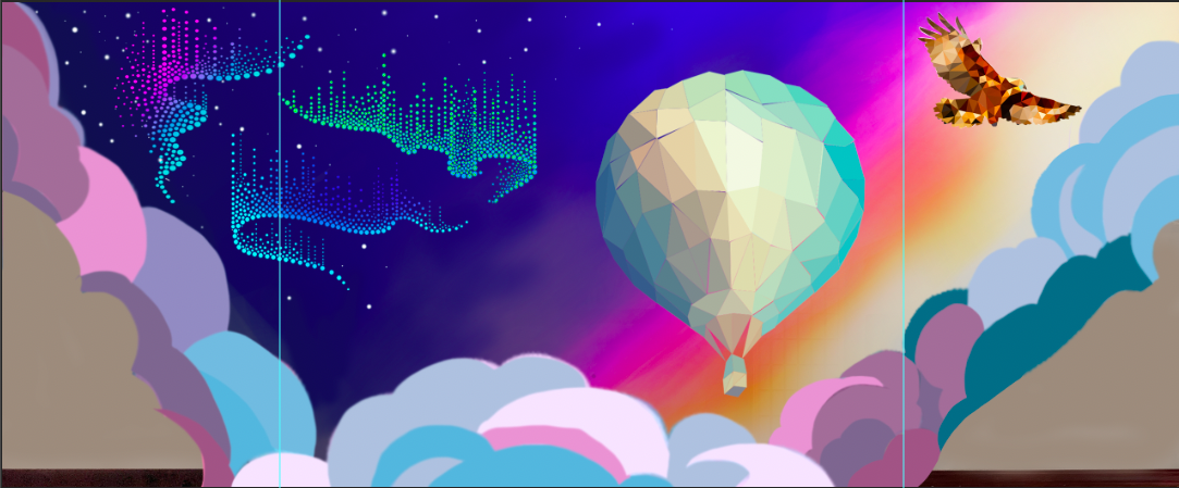 2021 - Zoom Room Mural