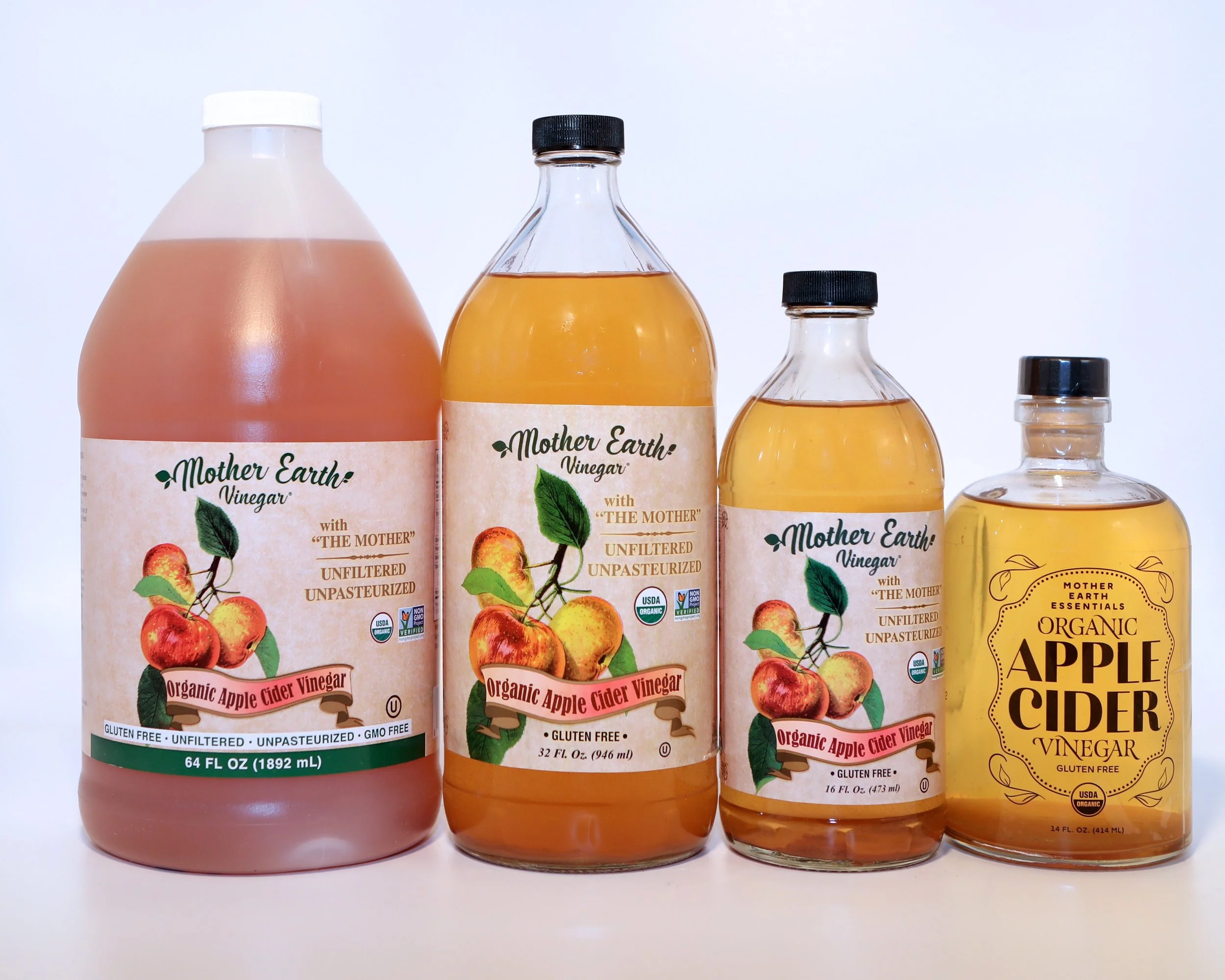 Mother Earth Organic Apple Cider Vinegar — Mother Earth Organic Vinegar