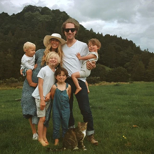 Hi friends!  It&rsquo;s been awhile ;) I kept waiting for the perfect photo, perfect moment, perfect timing before coming back to this space, but much like most of life, rarely is there a perfect time to do anything...you just have to take the leap; so here I am. This is us now - attempting to take a family photo of all 6 of us (not an easy feat these days) and then dying when we realised one of the cats was posing with us. 
Unintentionally, I left this space in search of finding my voice again. A creative maintenance of sorts. With all of the external inspiration, while incredibly amazing, it can also create so much constant &ldquo;noise&rdquo; that it can simultaneously motivate you and drown out the sound of your own voice. So I took some time to listen to my own voice again, to hear myself in the void of outside influences. And I found that I needed to let my mind quiet, to truly sit in the stillness, before it would speak to me again. And that&rsquo;s exactly what I have done, fin