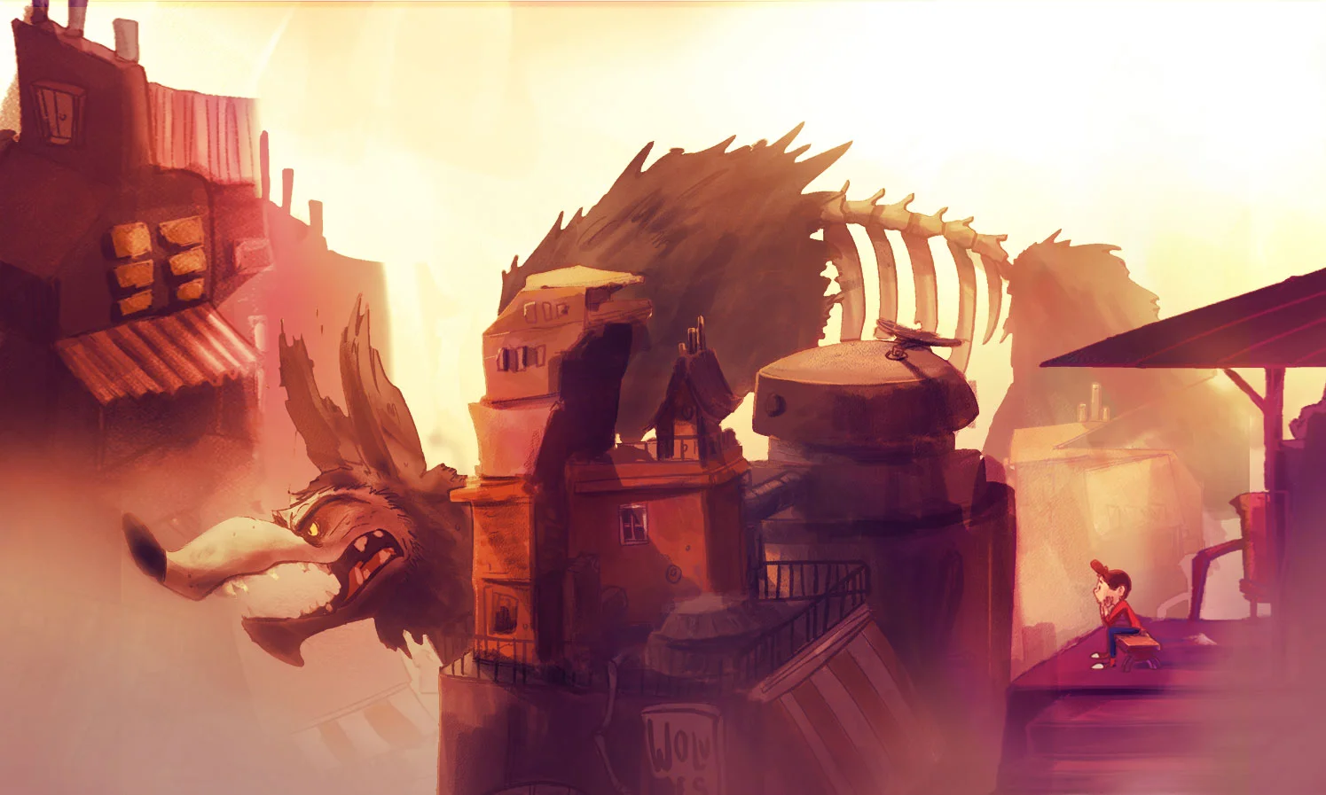 Ilustración de Wolves por Diego y Sebastian Ramirez.