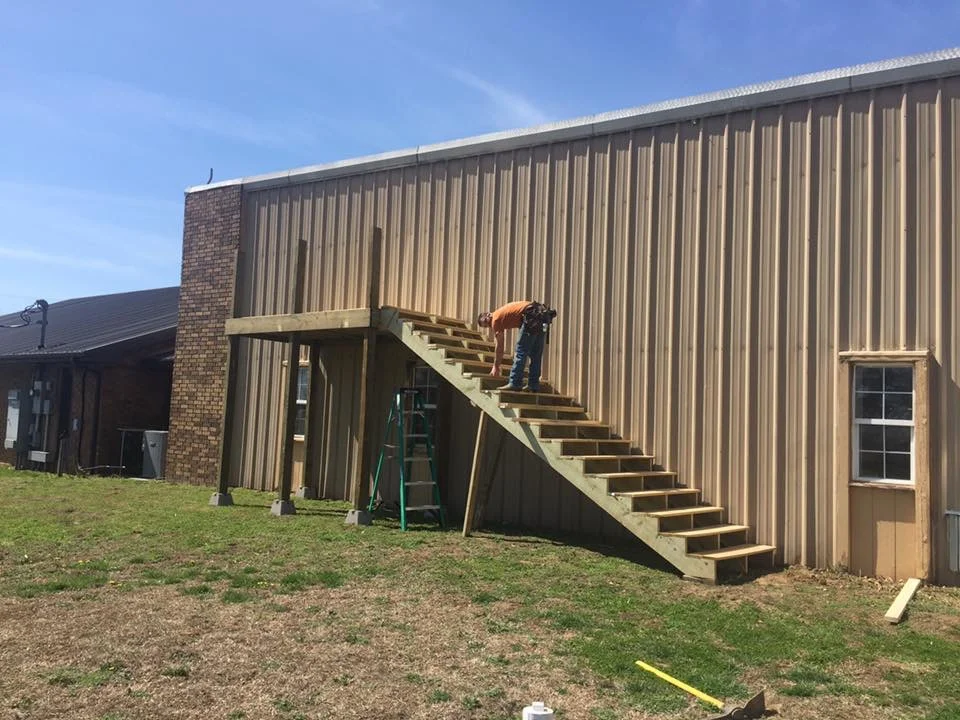 Gospel Light Fire Escape.JPG