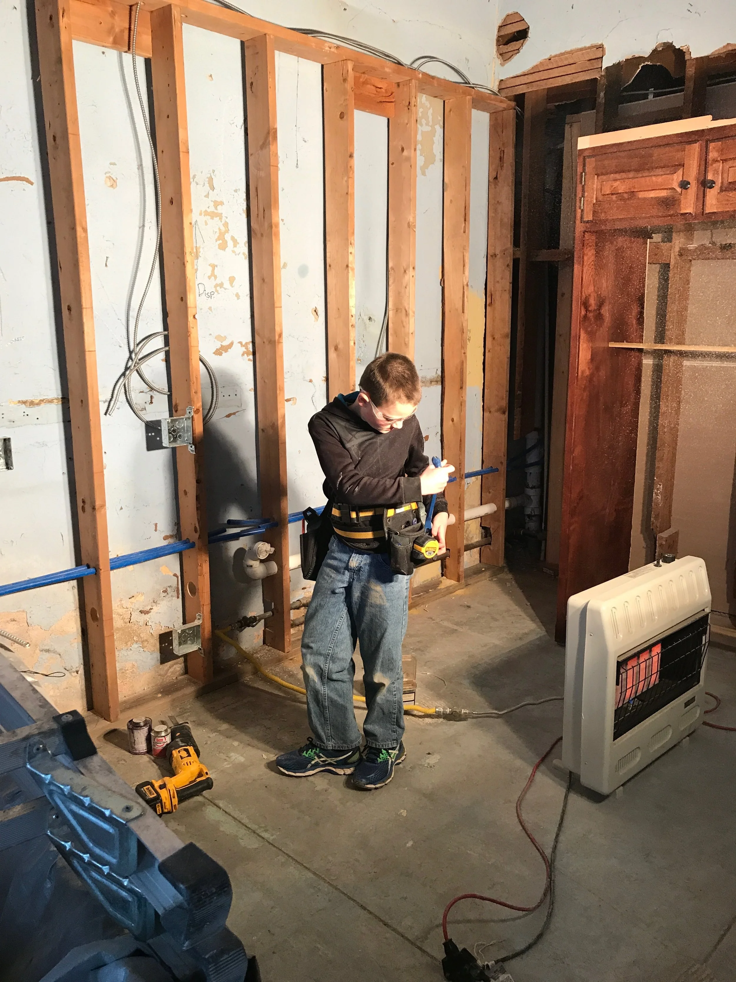 The Boys Pitching In