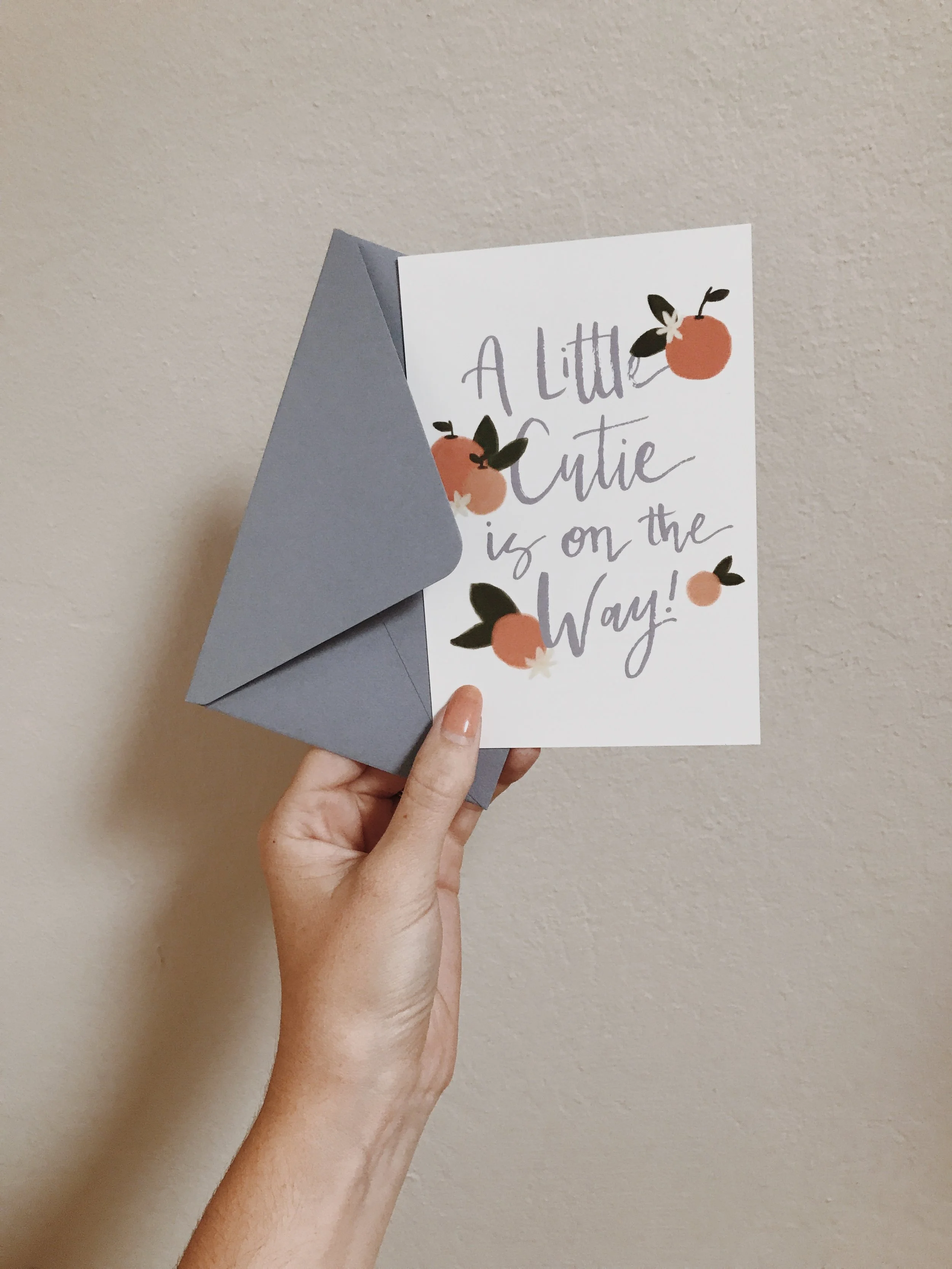 Citrus Baby Shower Invitations