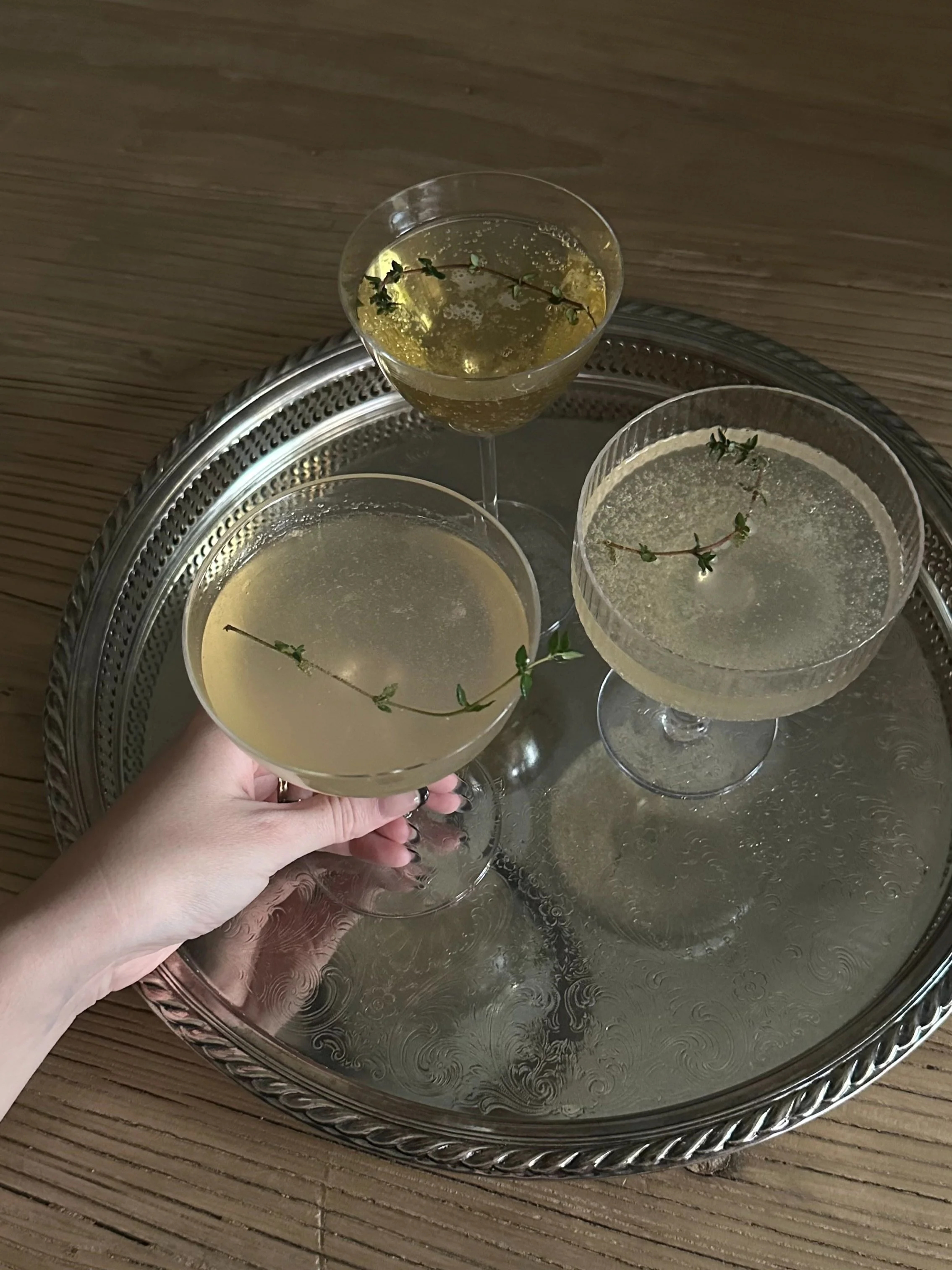 Signature Spritz: the Spiced Pear French 75