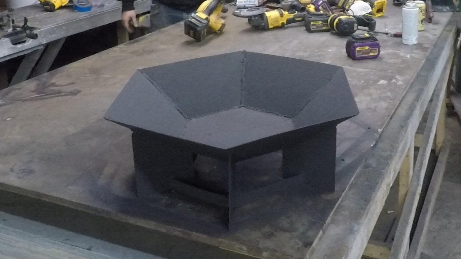 Hexagon Firepit Kit 42fab, Welding Fire Pit Plans