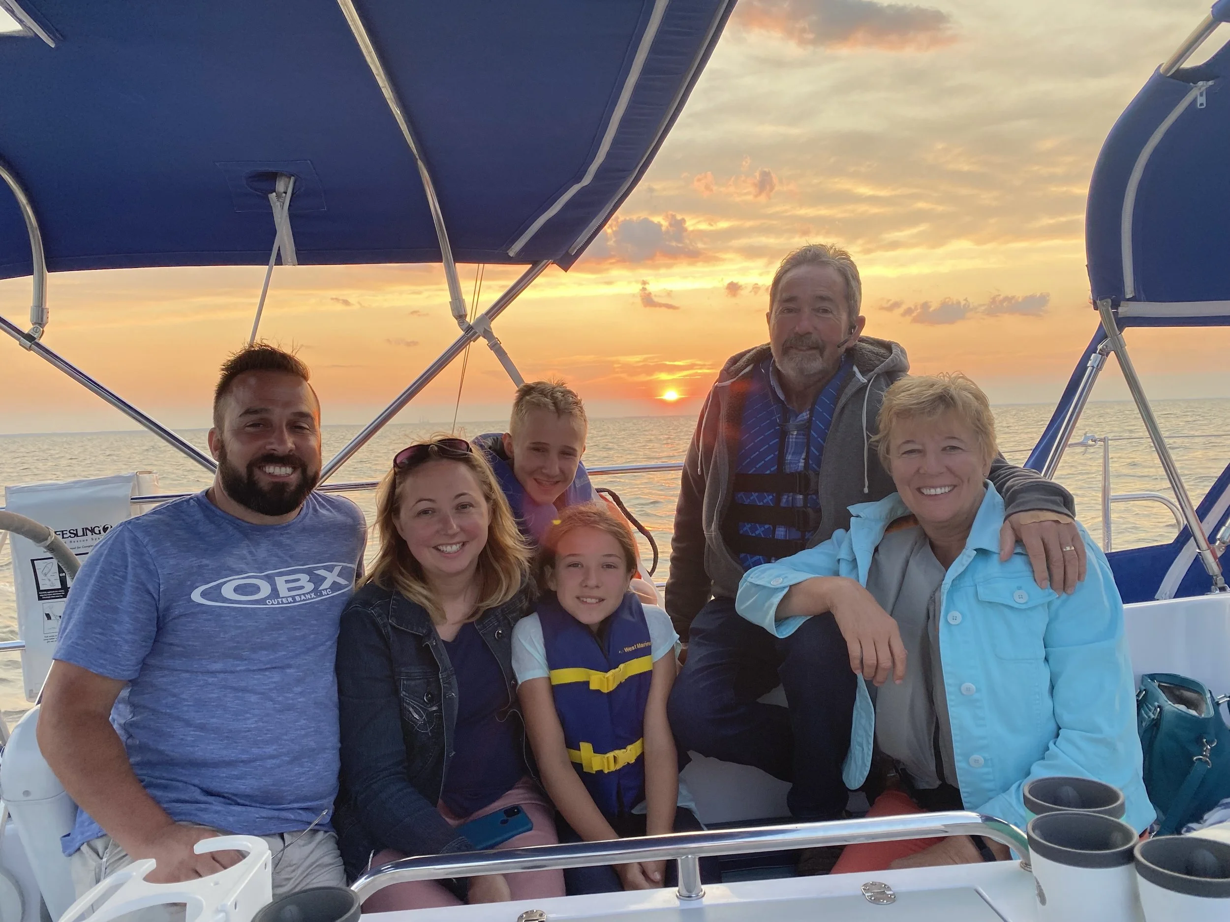 Sunset Sailing Charters on the Chesapeake Bay
