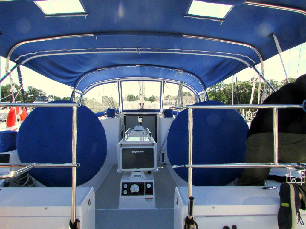 Sailboat Shardana Cockpit