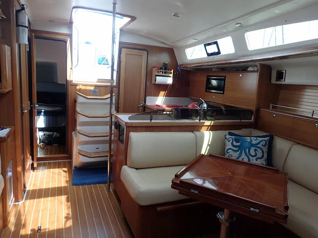 Main Salon looking Aft