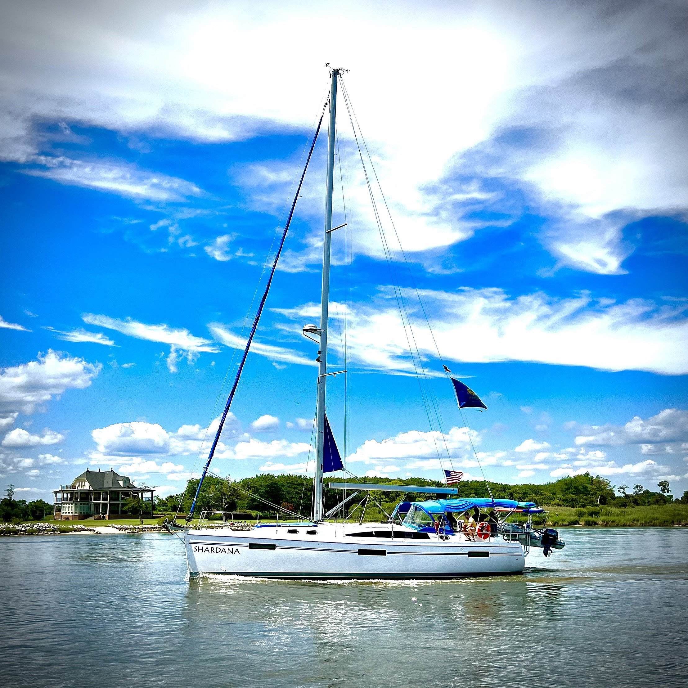 Departing Rock Hall for a sail