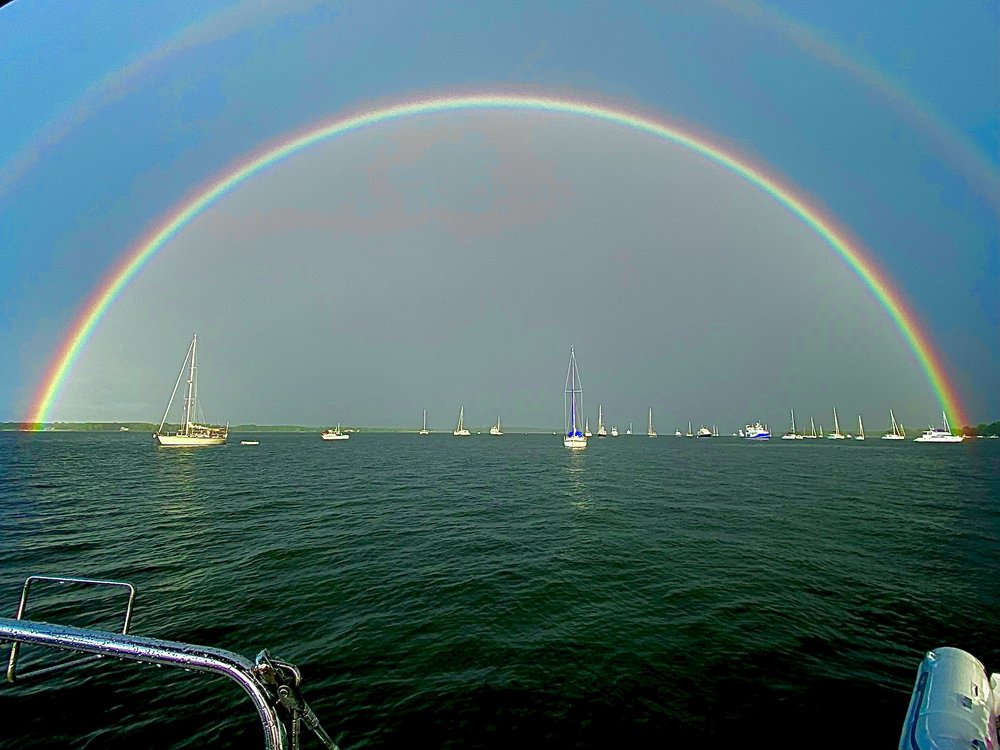 Double Rainbow in St.Michaels, Maryland