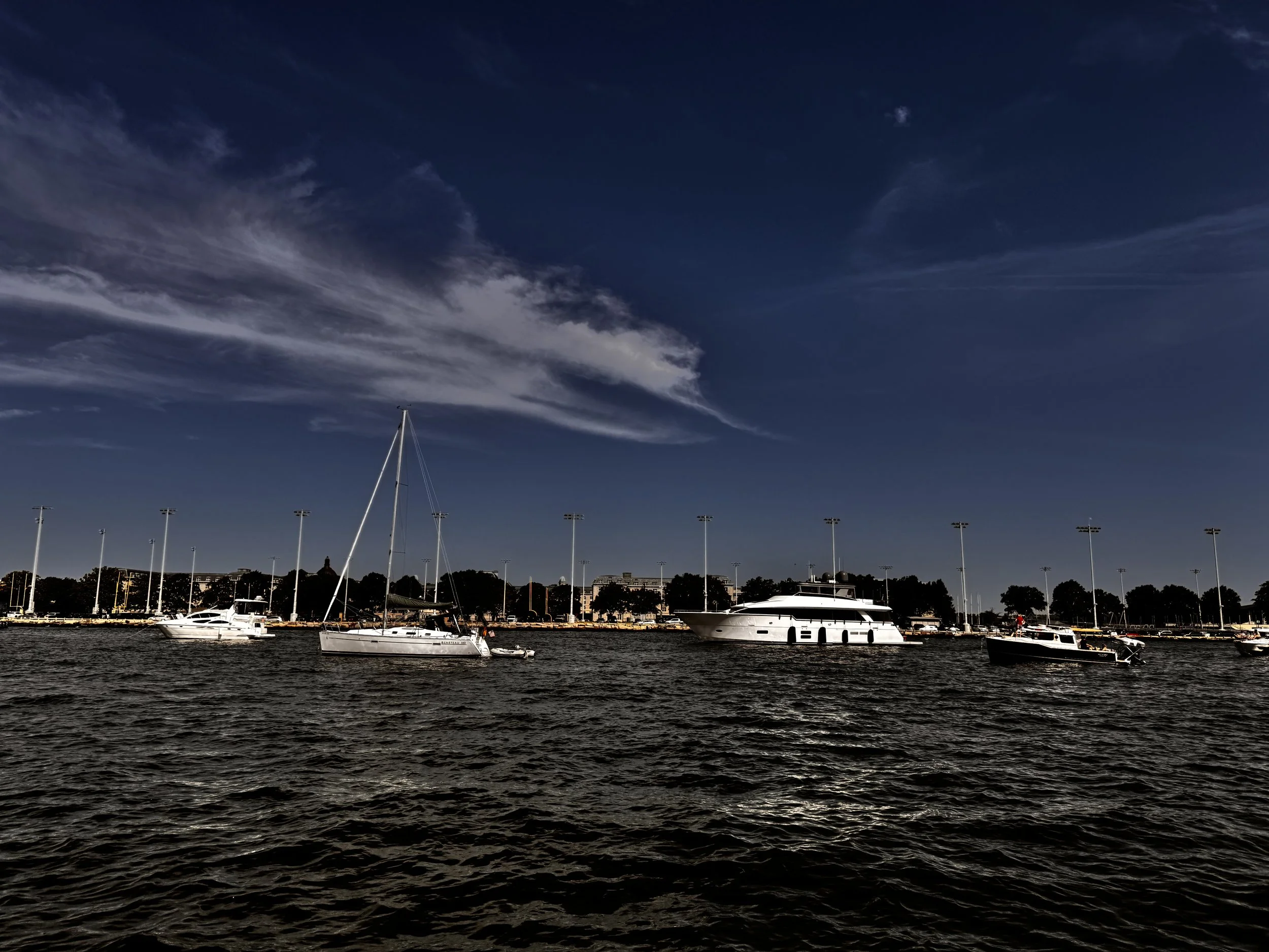 Annapolis Harbor near the US Naval Academy