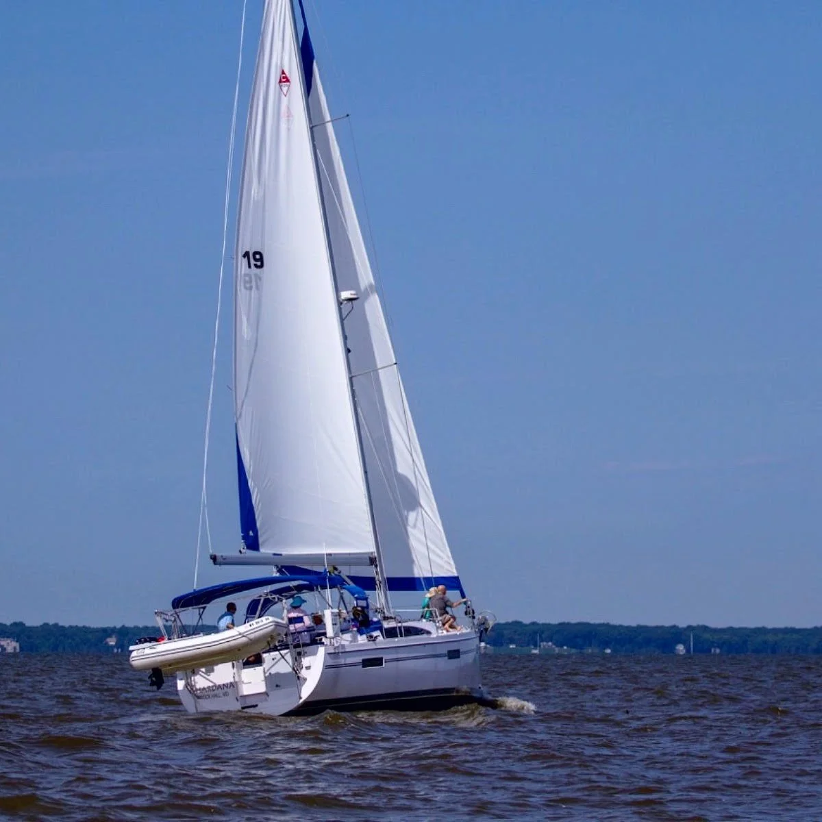 Full day sailing trip on Chesapeake Bay