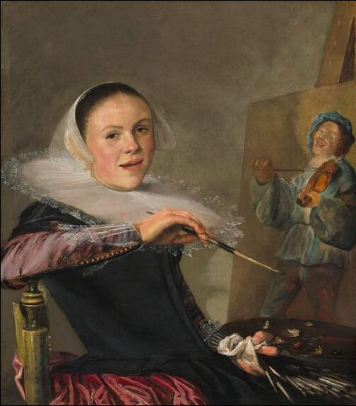 Self-Portrait, c. 1630 - Judith Leyster