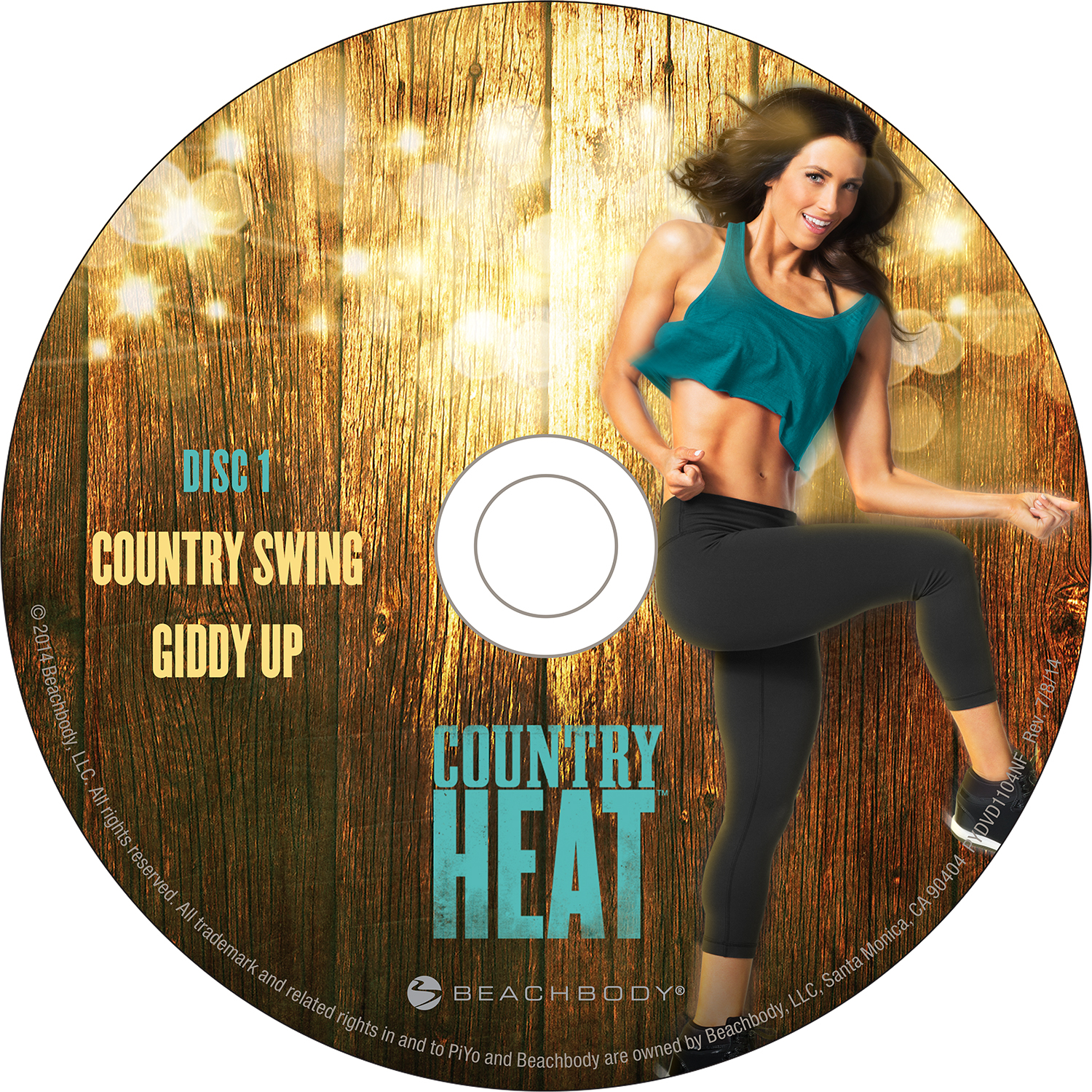 Country Heat disc art