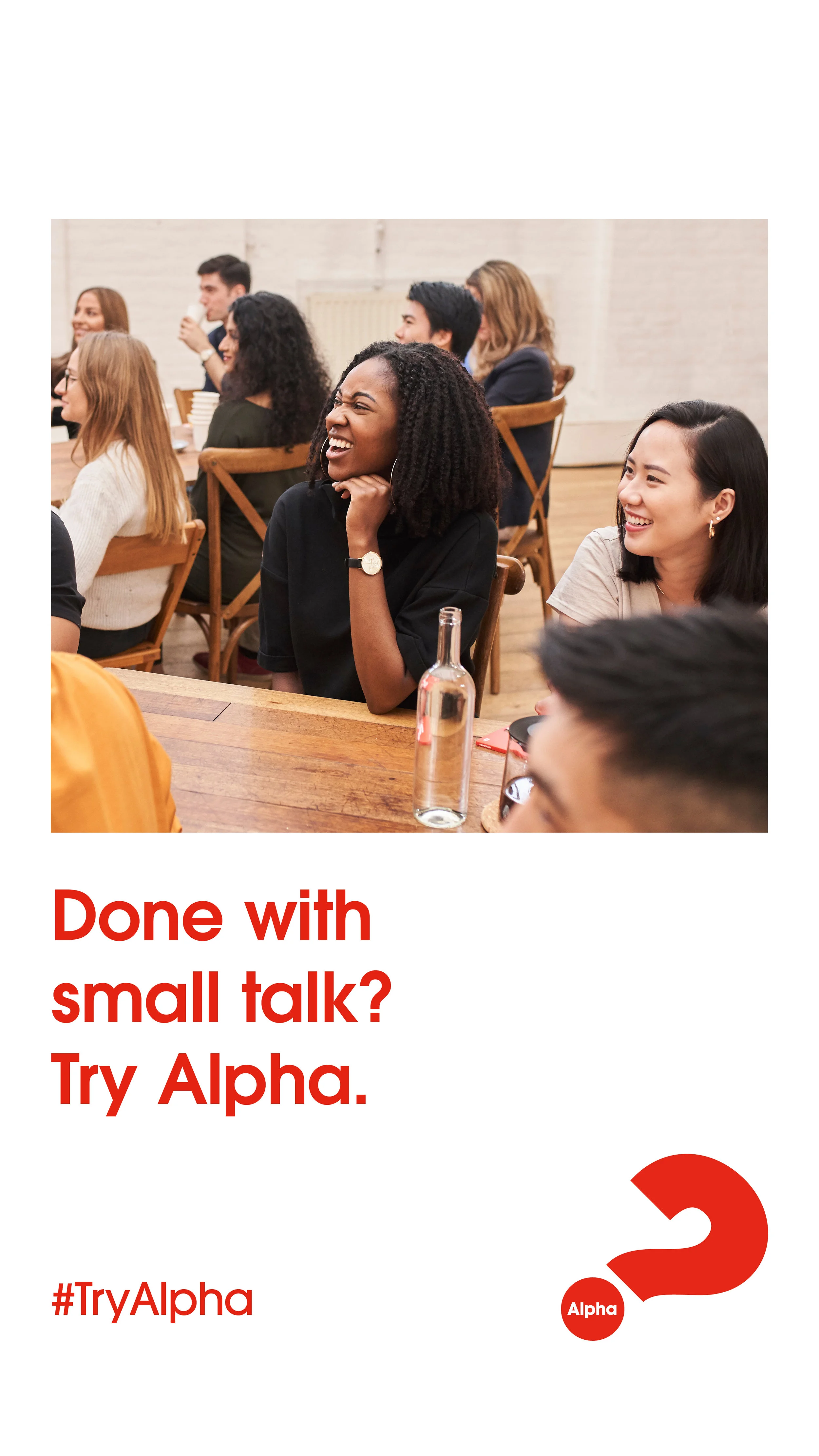 Alpha Course - weekday evenings in Colonie Center food court