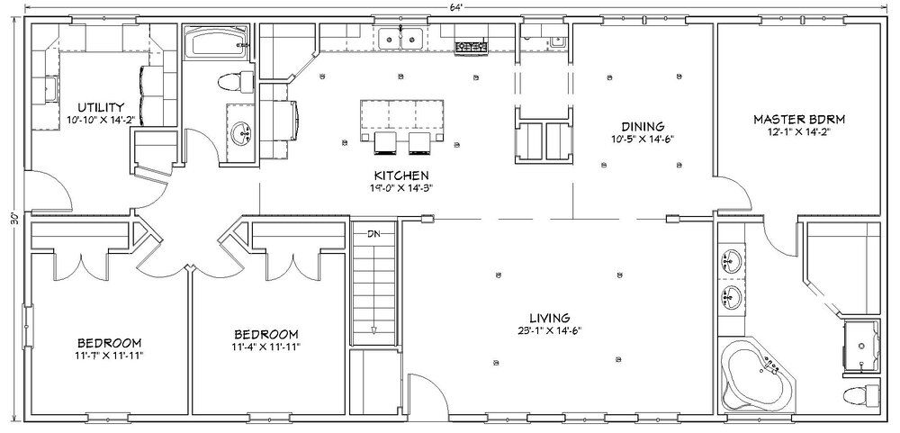 1600 Sq Ft Home Plans Rtm And Onsite
