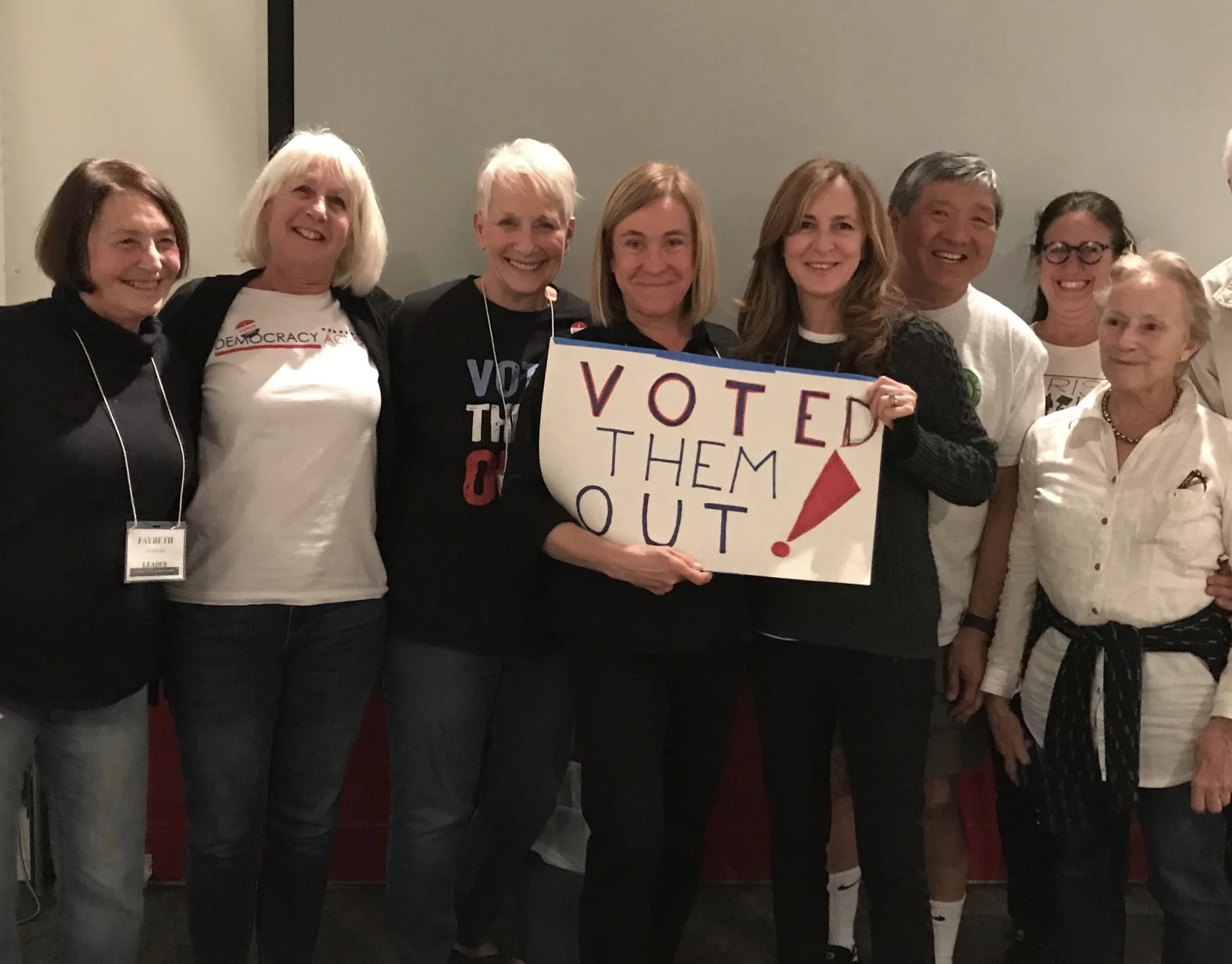 Electoral Leaders on the day of the Blue Wave.